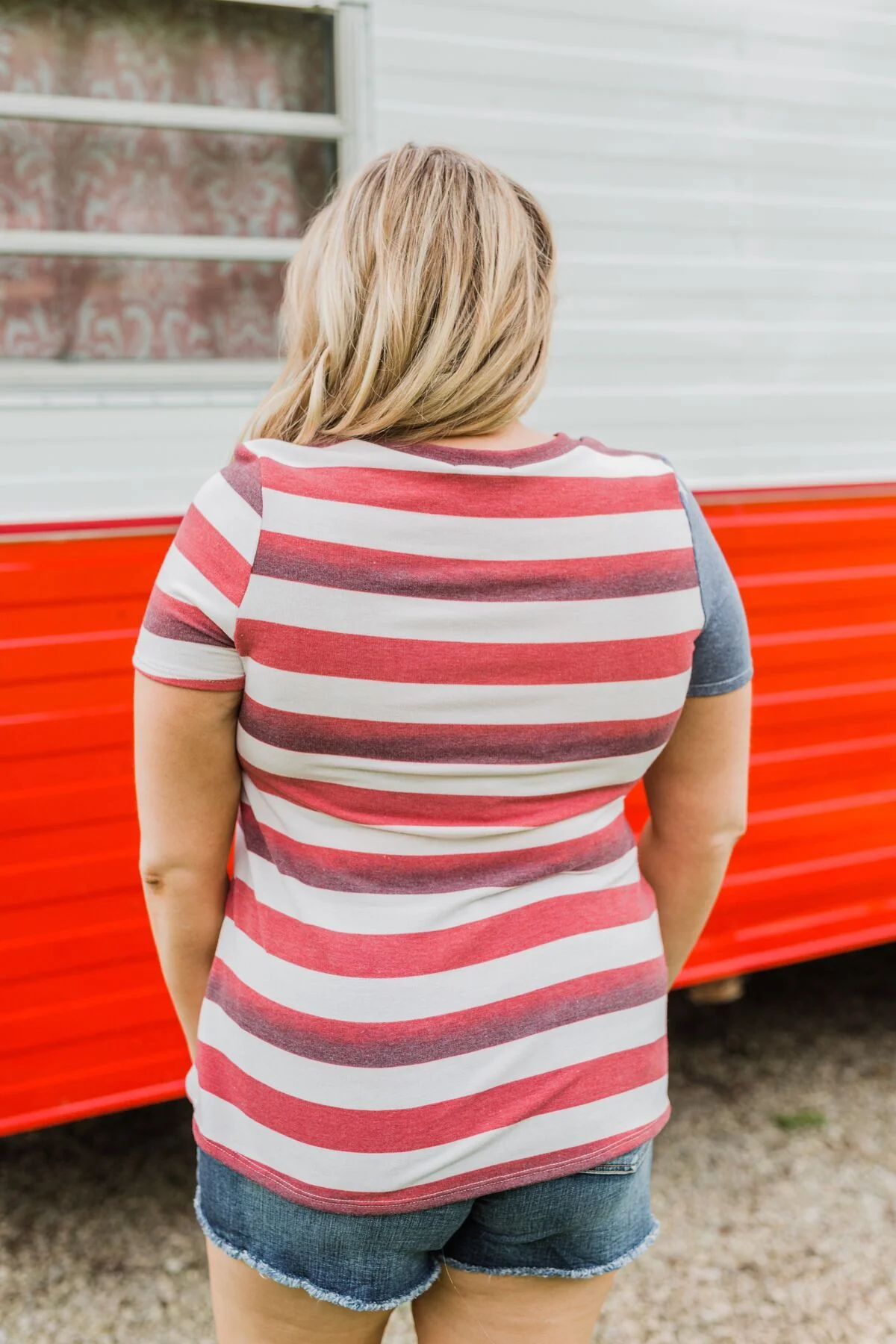 Feels Like Freedom Flag Print Top - Image 15