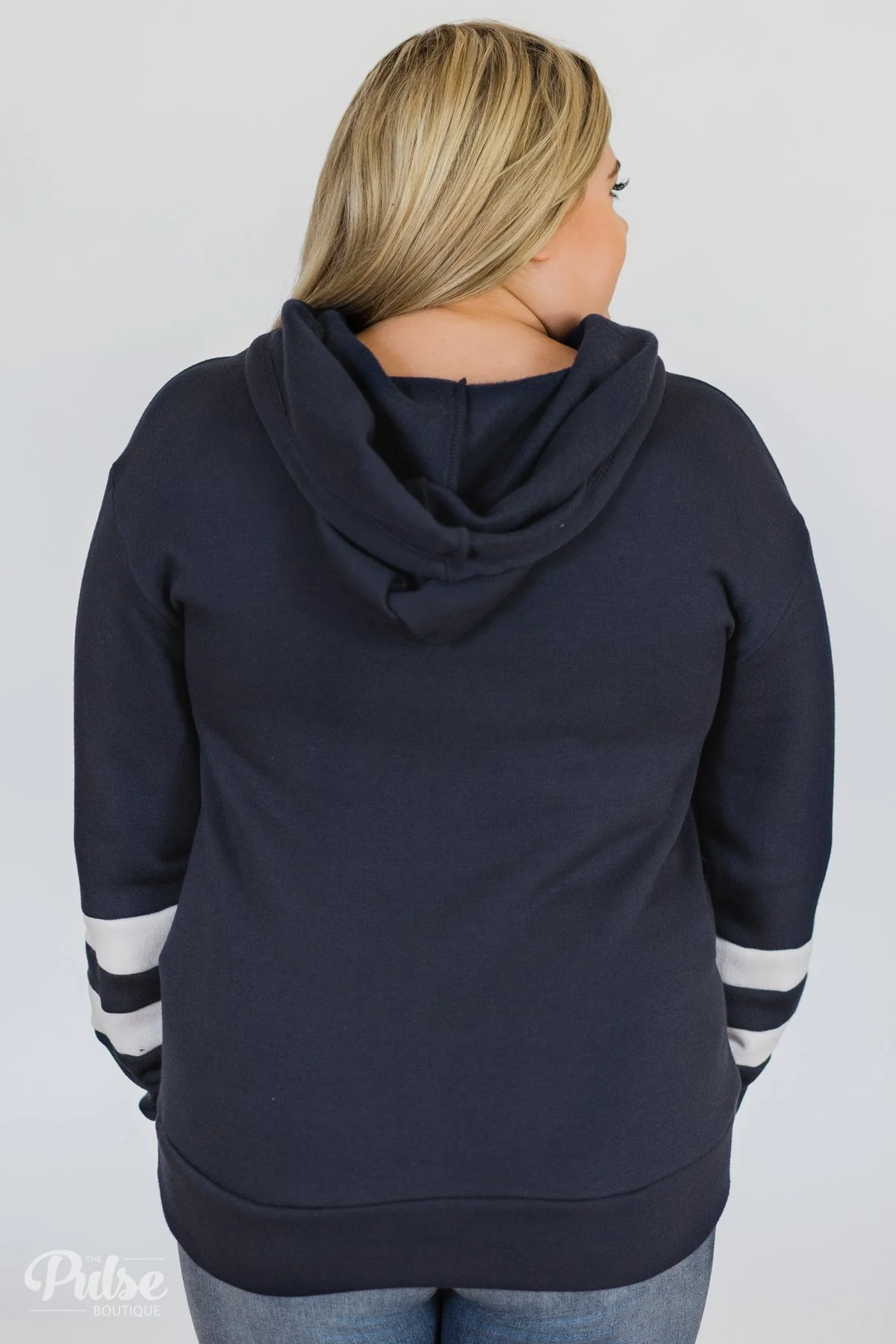 Feels Like Home Soft Hoodie- Navy - Image 10