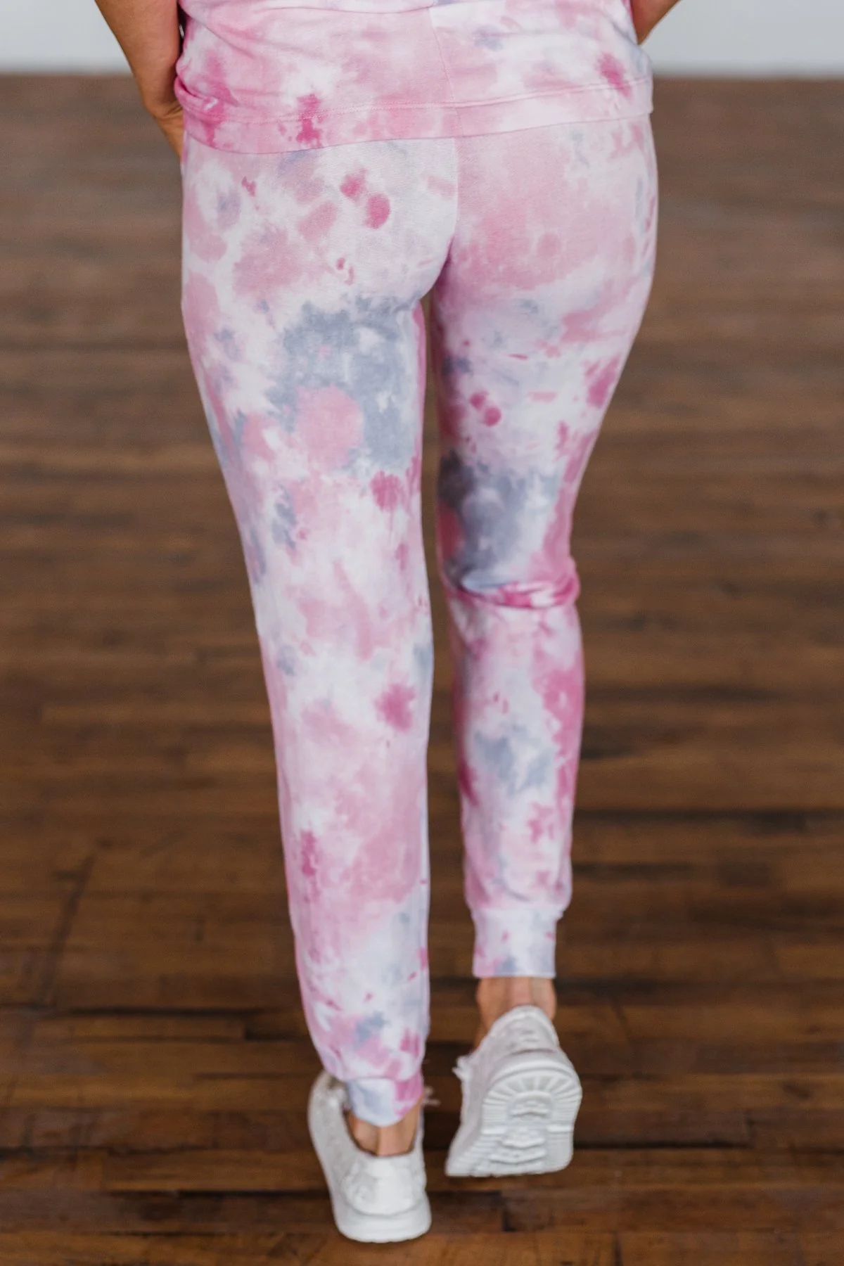 Feels Like Sunday Pink Tie Dye Lounge Pants - Image 9