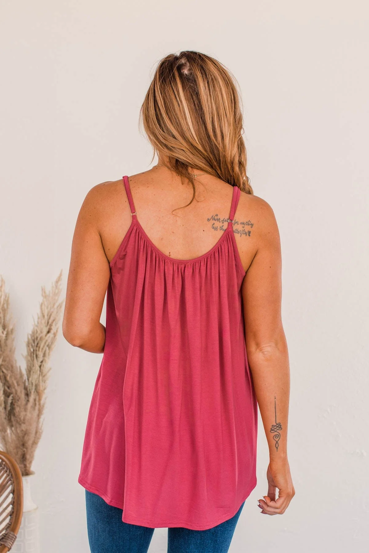 Festival Memories Crochet Tank- Rose Bud - Image 10