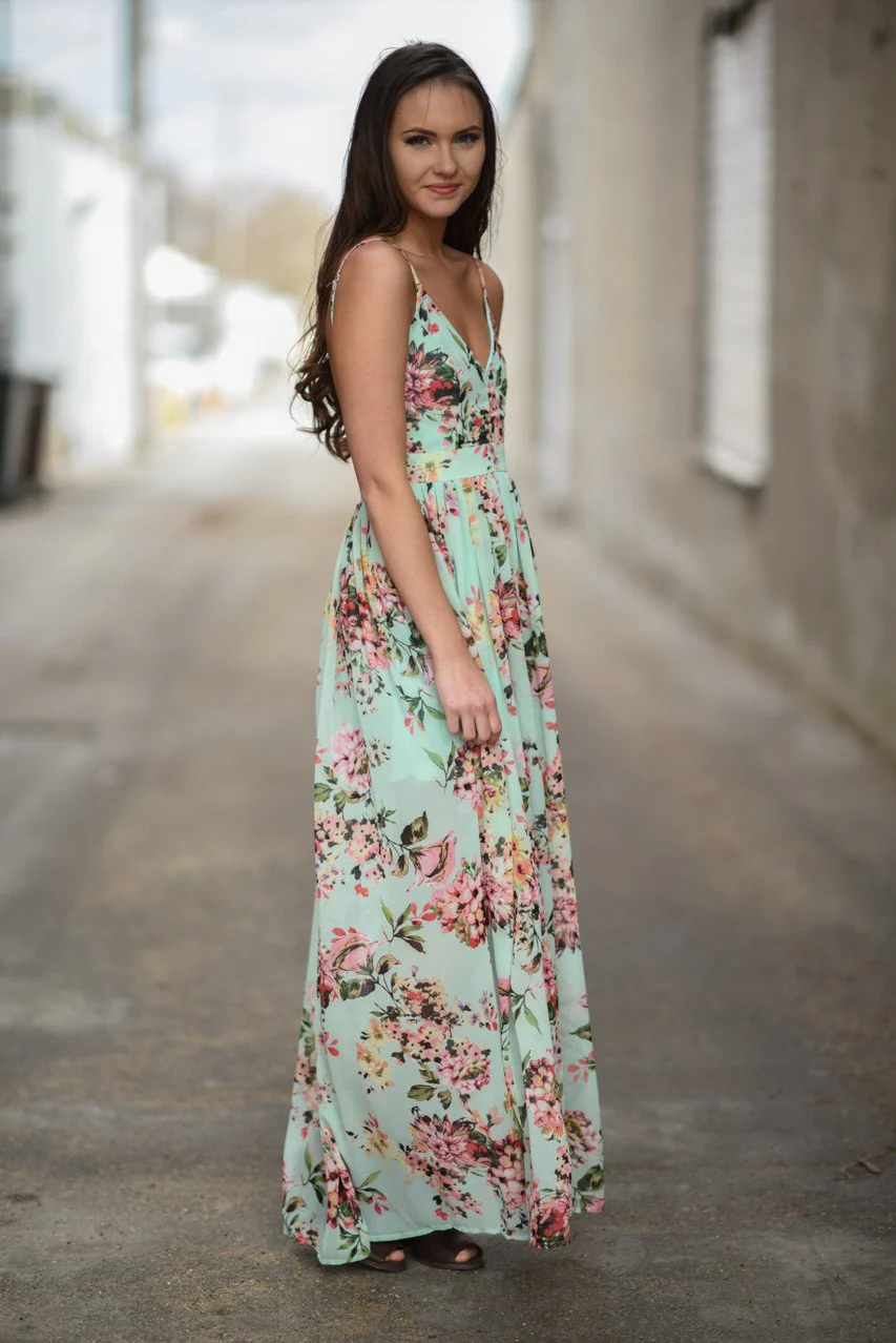 Fields of Freesias Maxi ~ Mint - Image 3