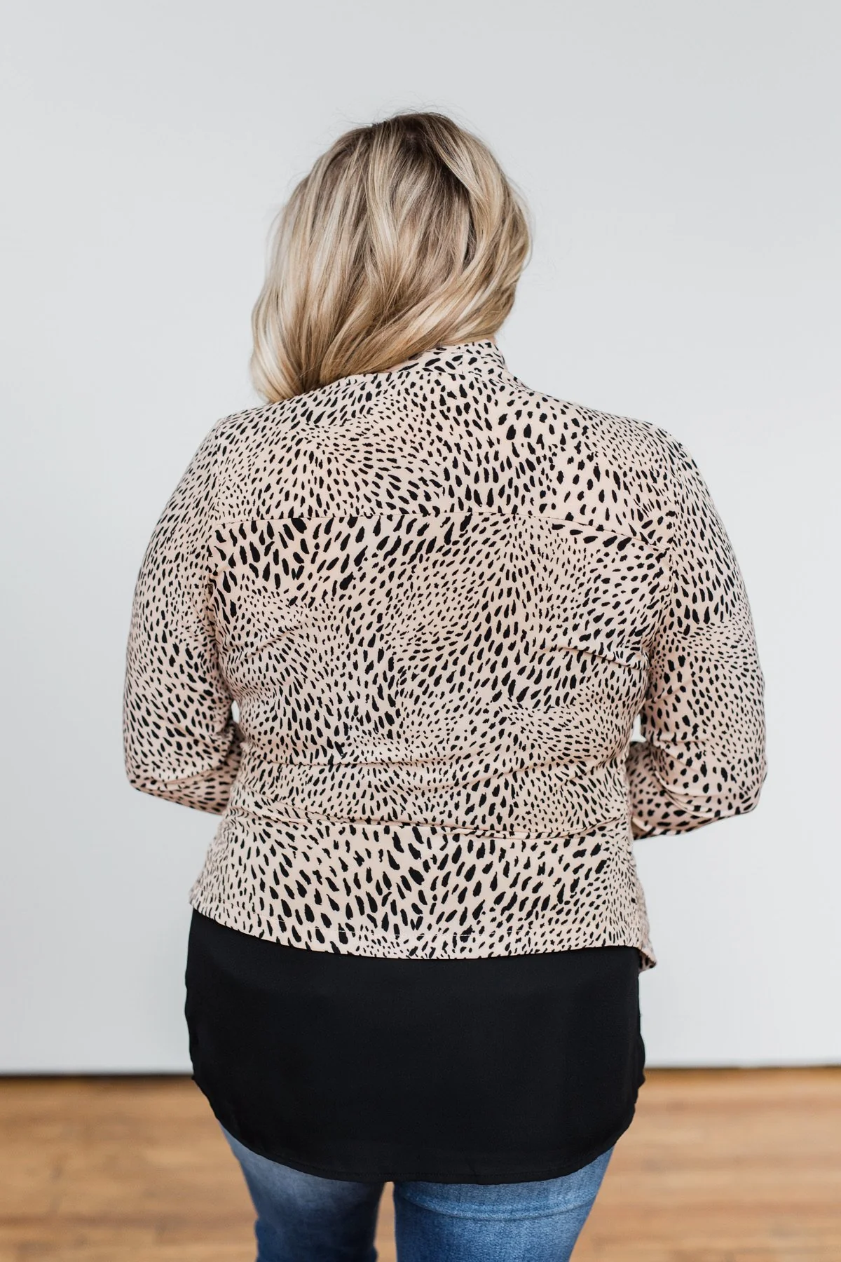 Fierce Feelings Animal Print Blazer- Neutral - Image 7