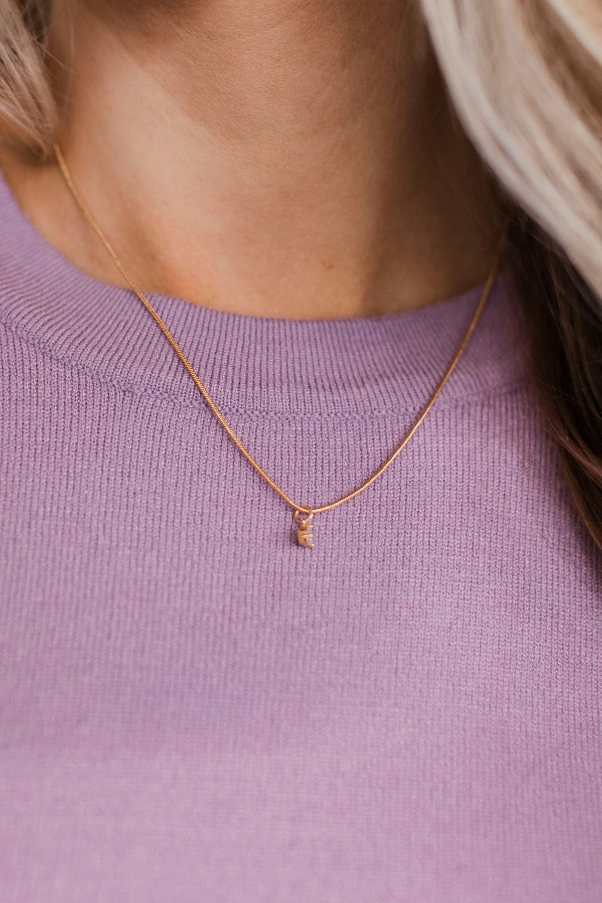 Figure It Out Pendant Necklace- Gold - Image 2