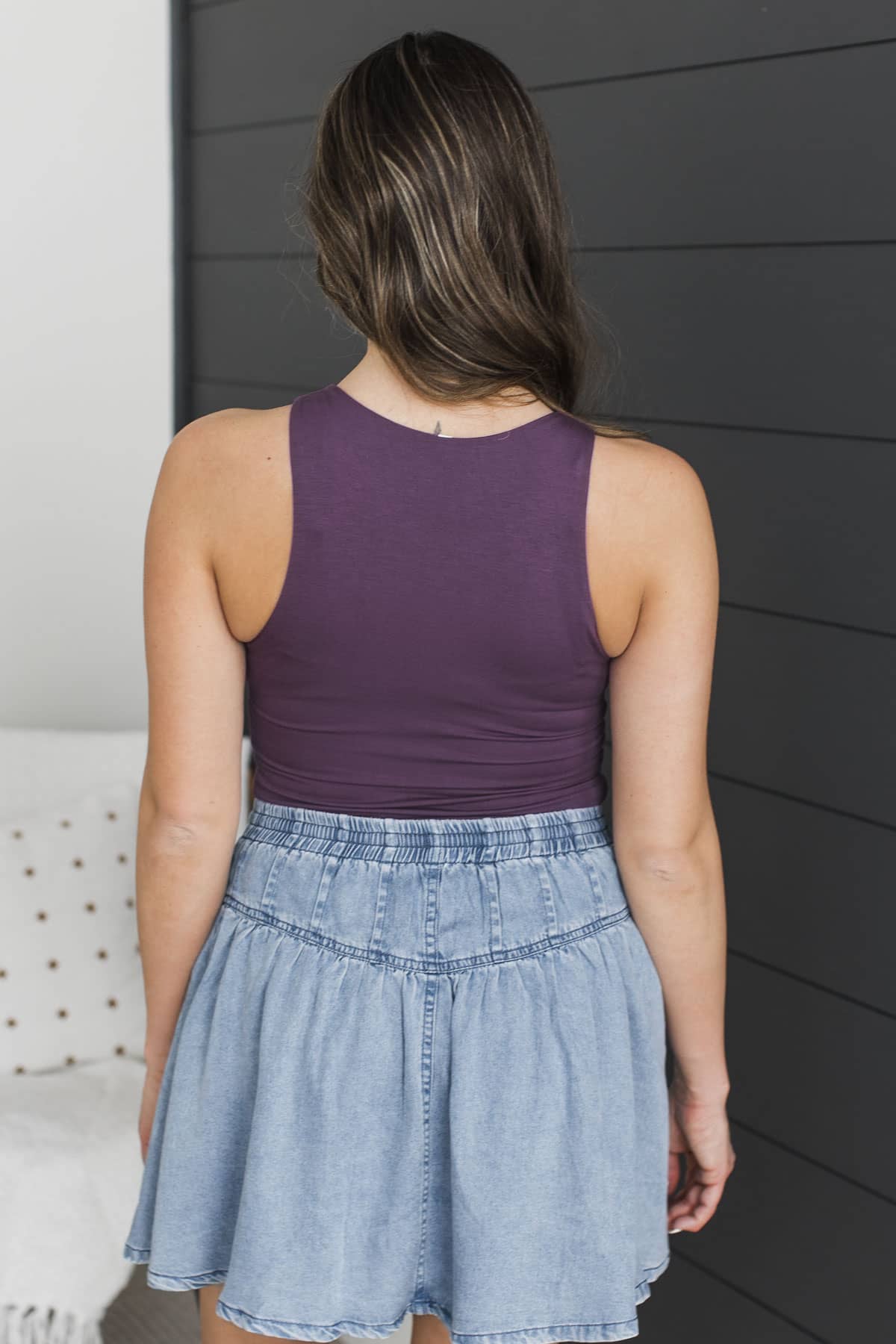 Figuring Out Life Tank Top- Purple - Image 7