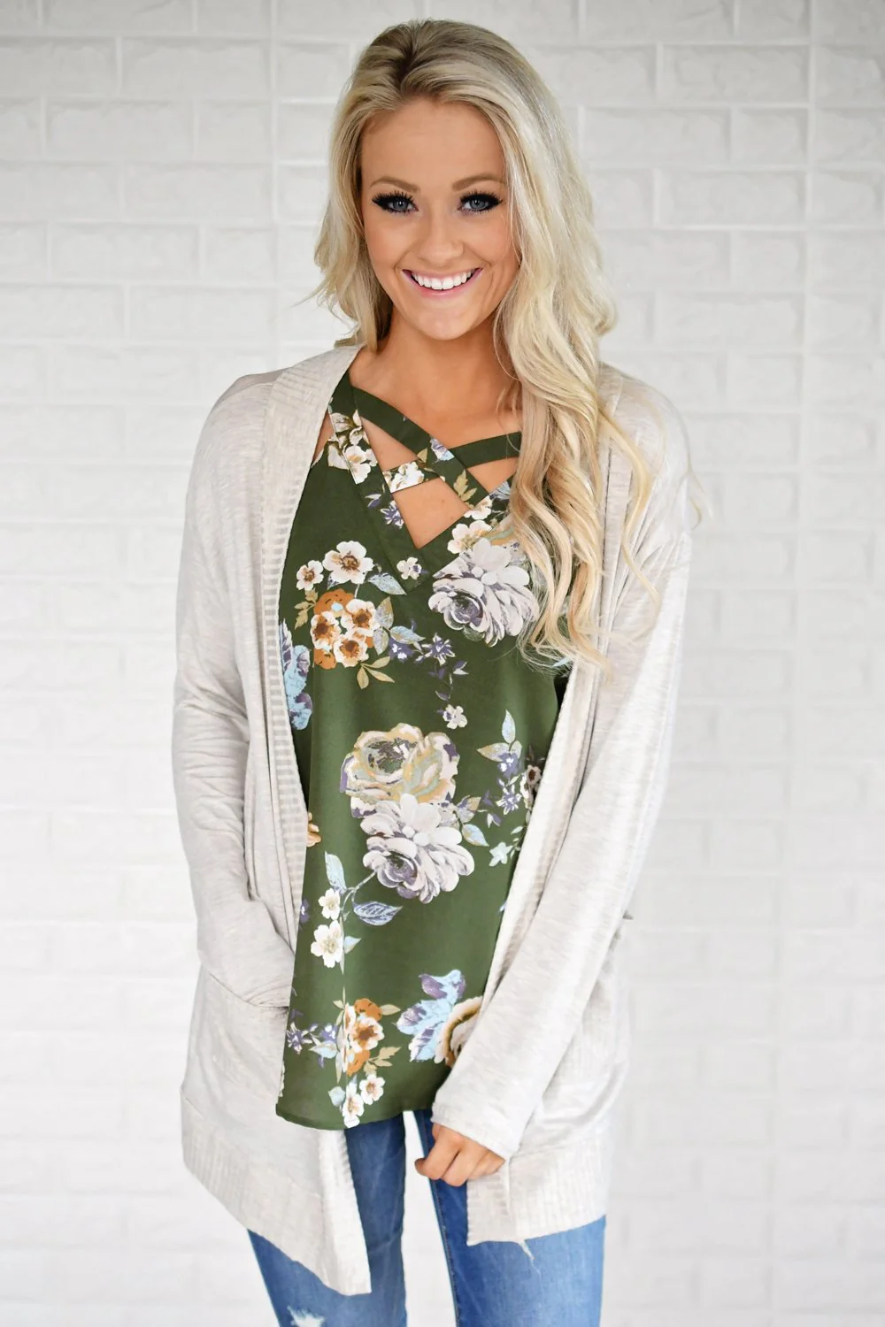 Flirting in Floral Tank Top - Image 2