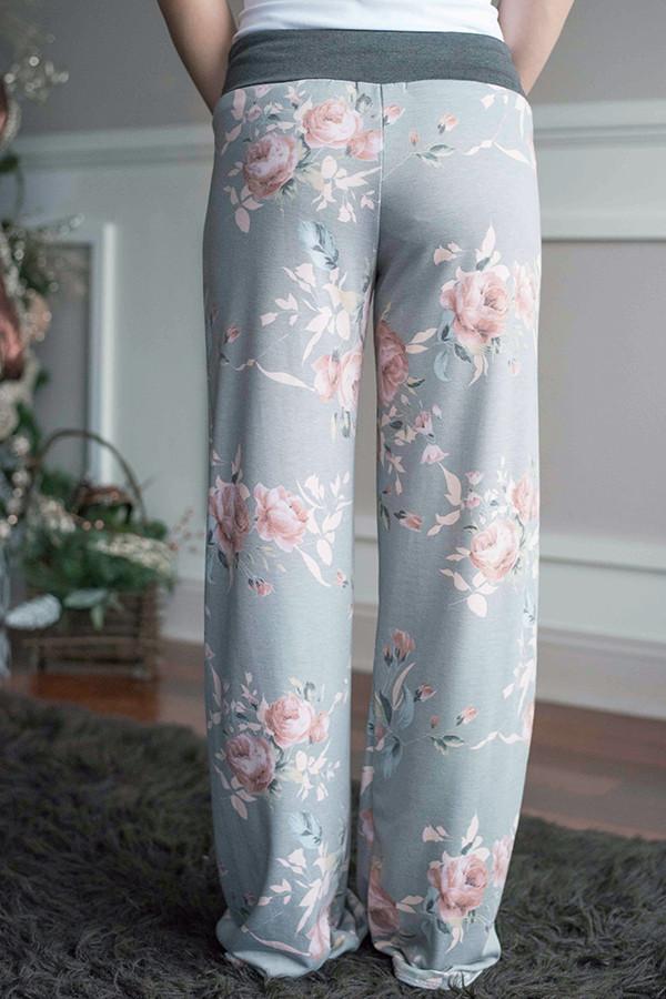 Floral Lounge Pants - Image 4
