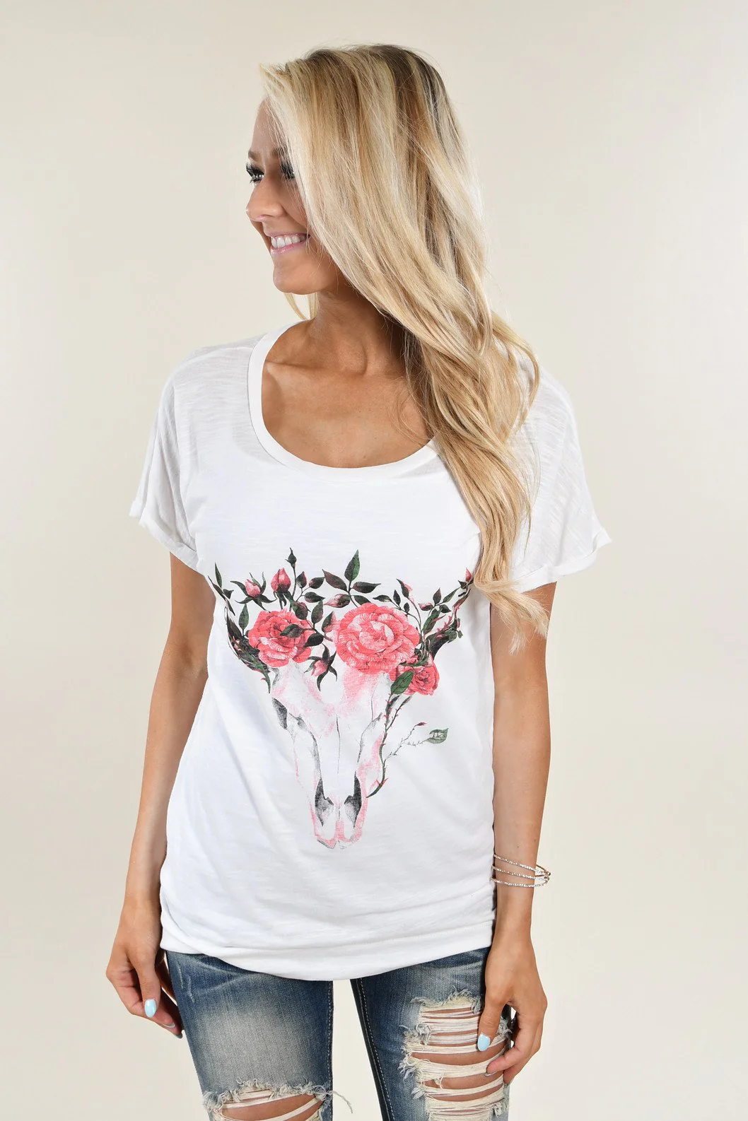 Floral Skull Top - Image 3