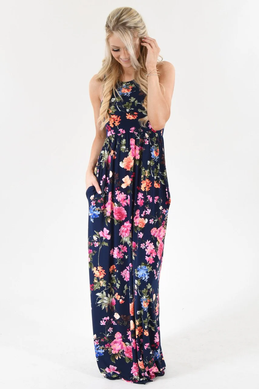 Floral State of Mind Maxi Dress - Image 2