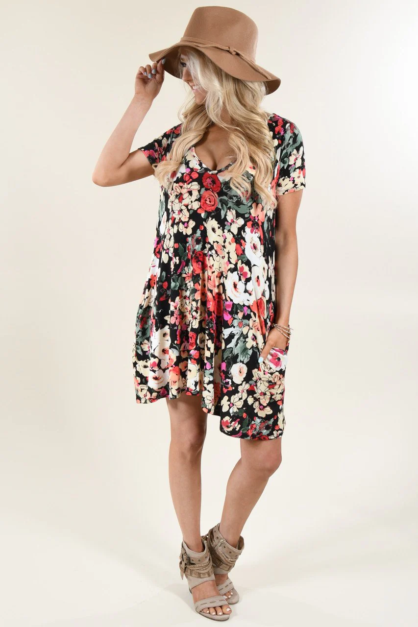 Flow With Me Floral Dress - Image 3