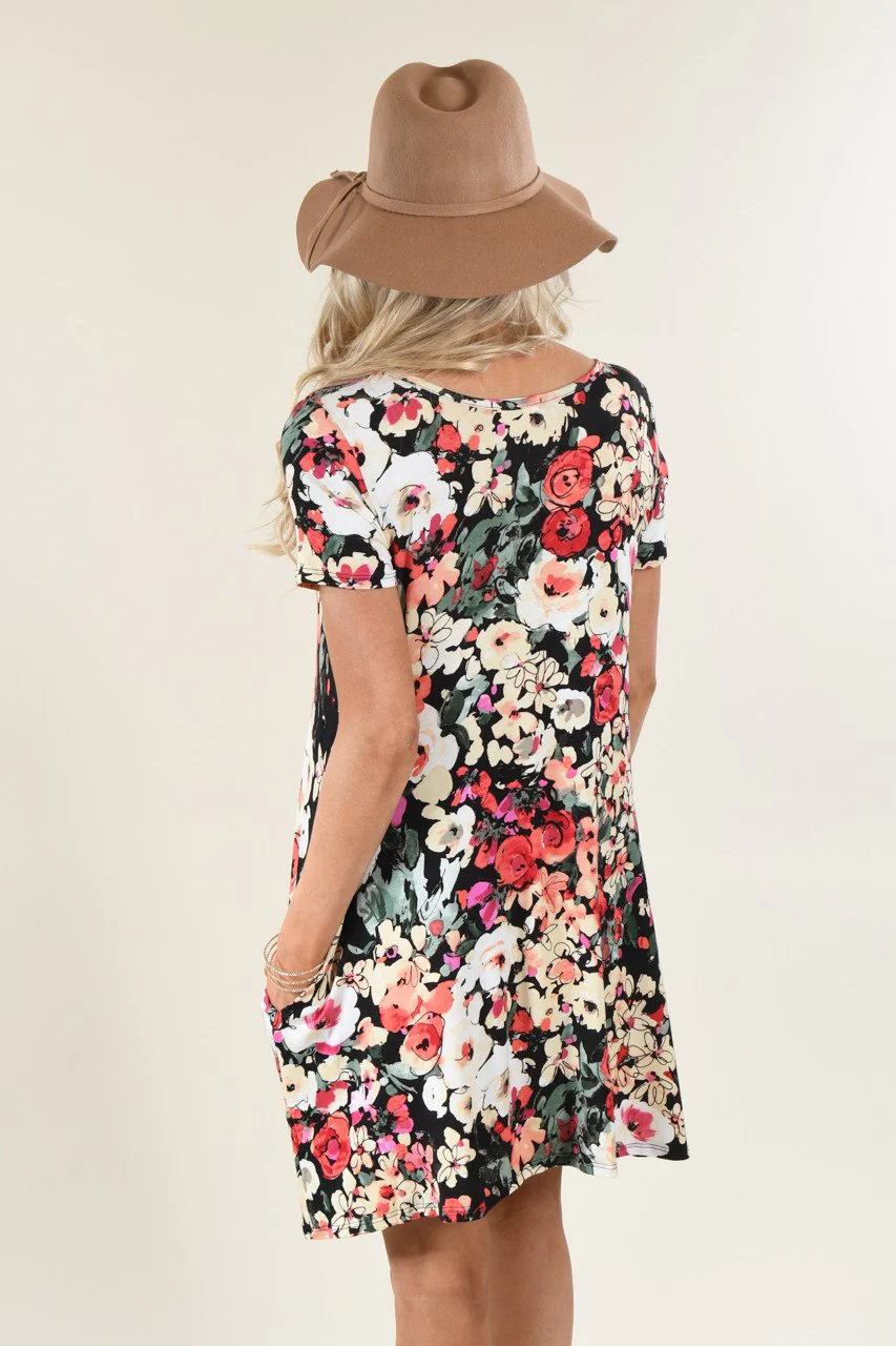 Flow With Me Floral Dress - Image 6