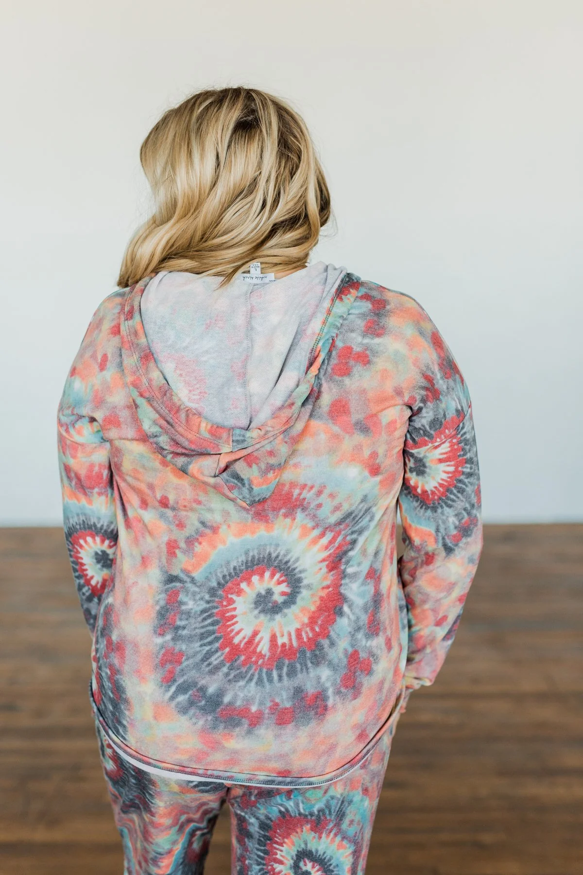 Follow The Sun Tie Dye Hoodie- Multi-Color - Image 10