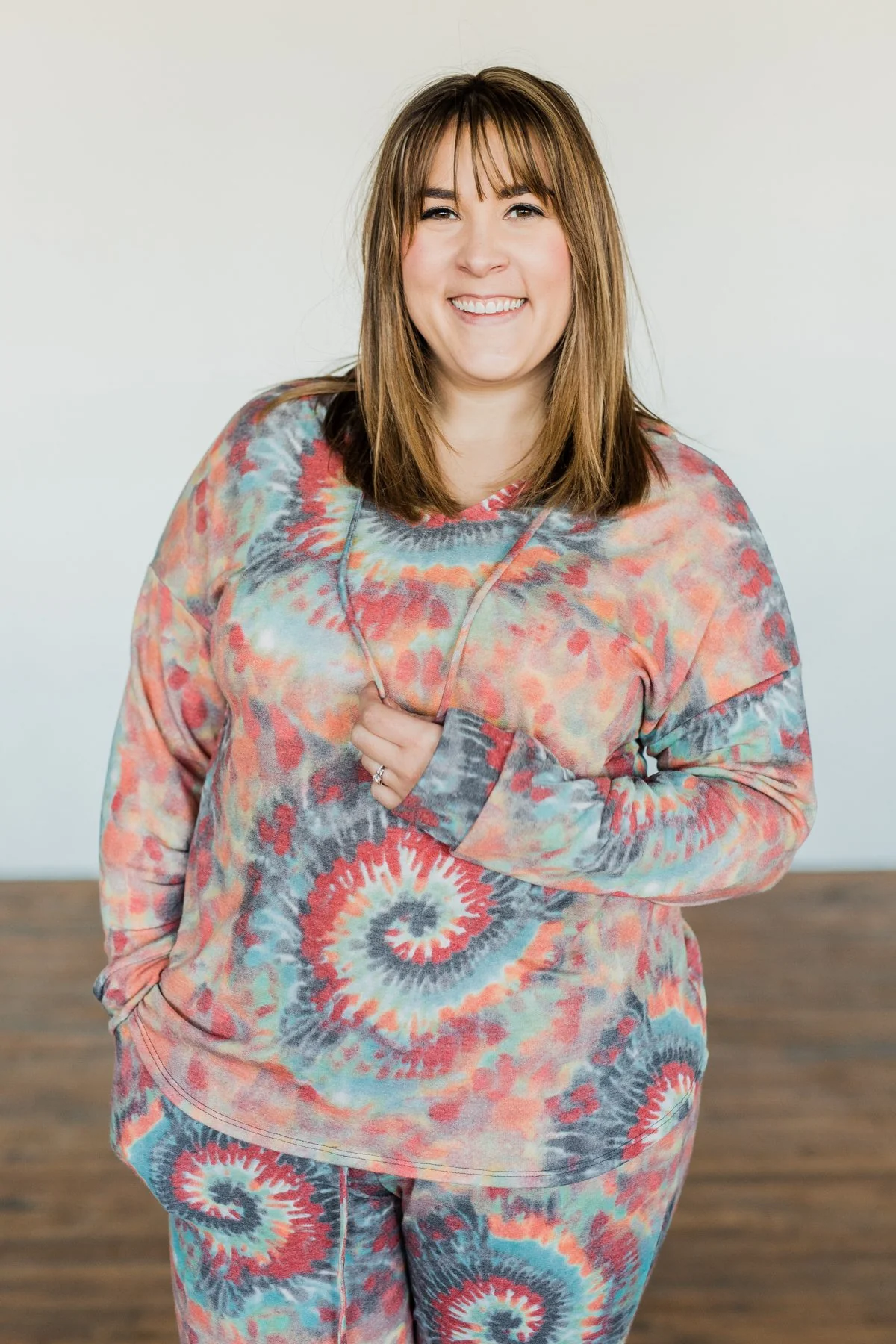 Follow The Sun Tie Dye Hoodie- Multi-Color - Image 2