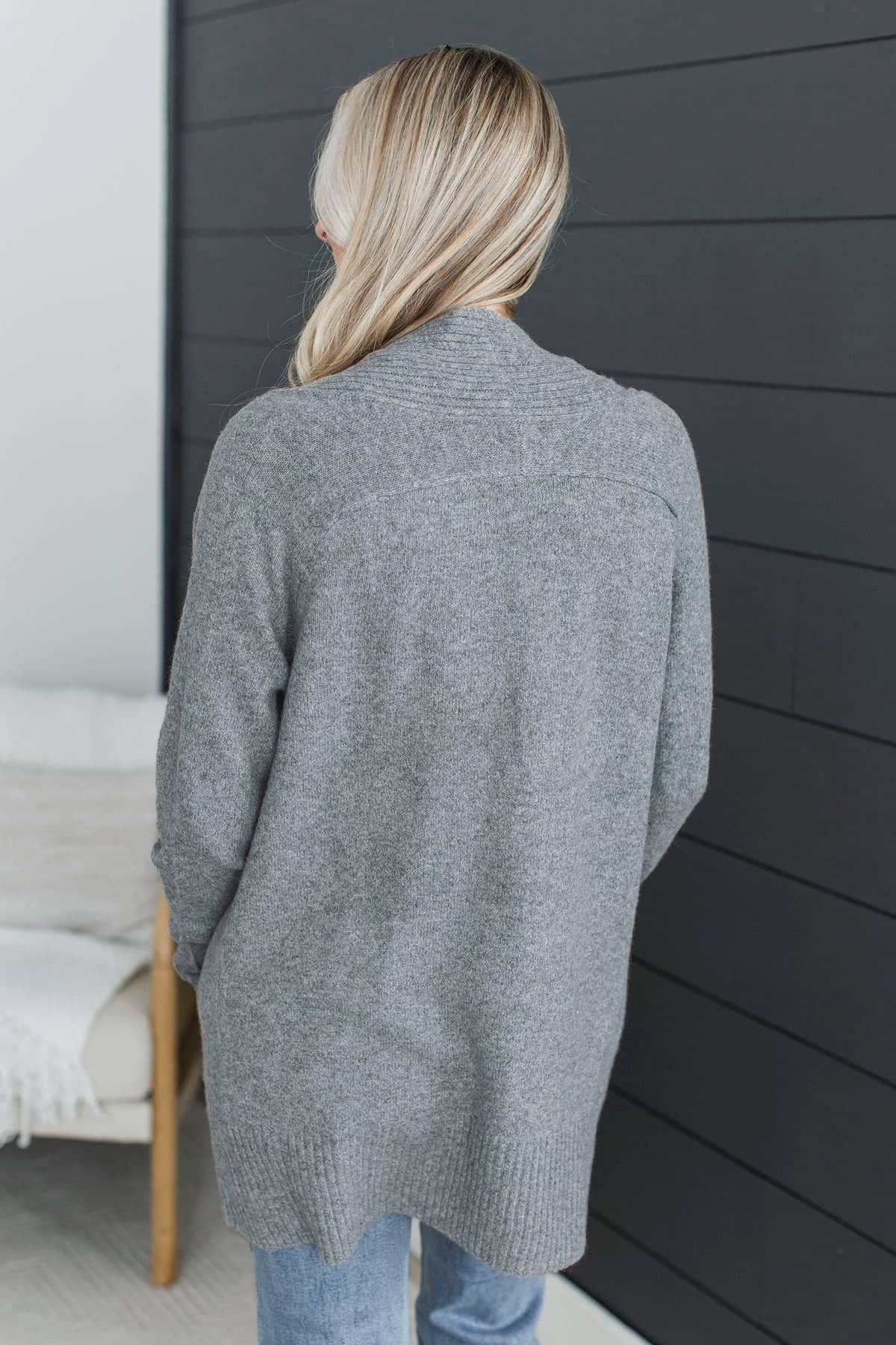 For Your Consideration Knit Cardigan- Grey - Image 8