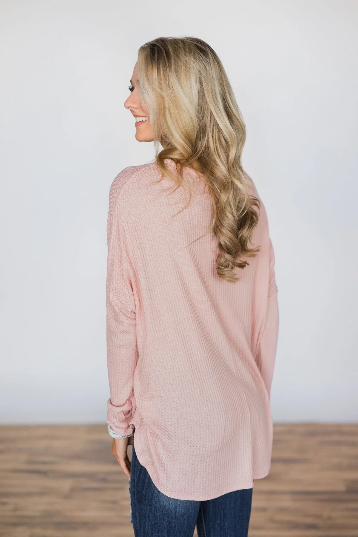 Forever Enough Button Top- Blush - Image 7
