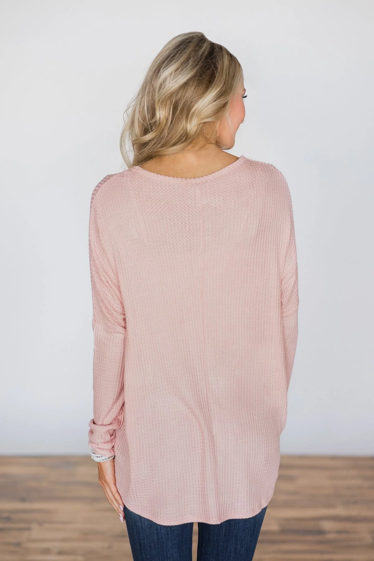 Forever Enough Button Top- Blush - Image 8