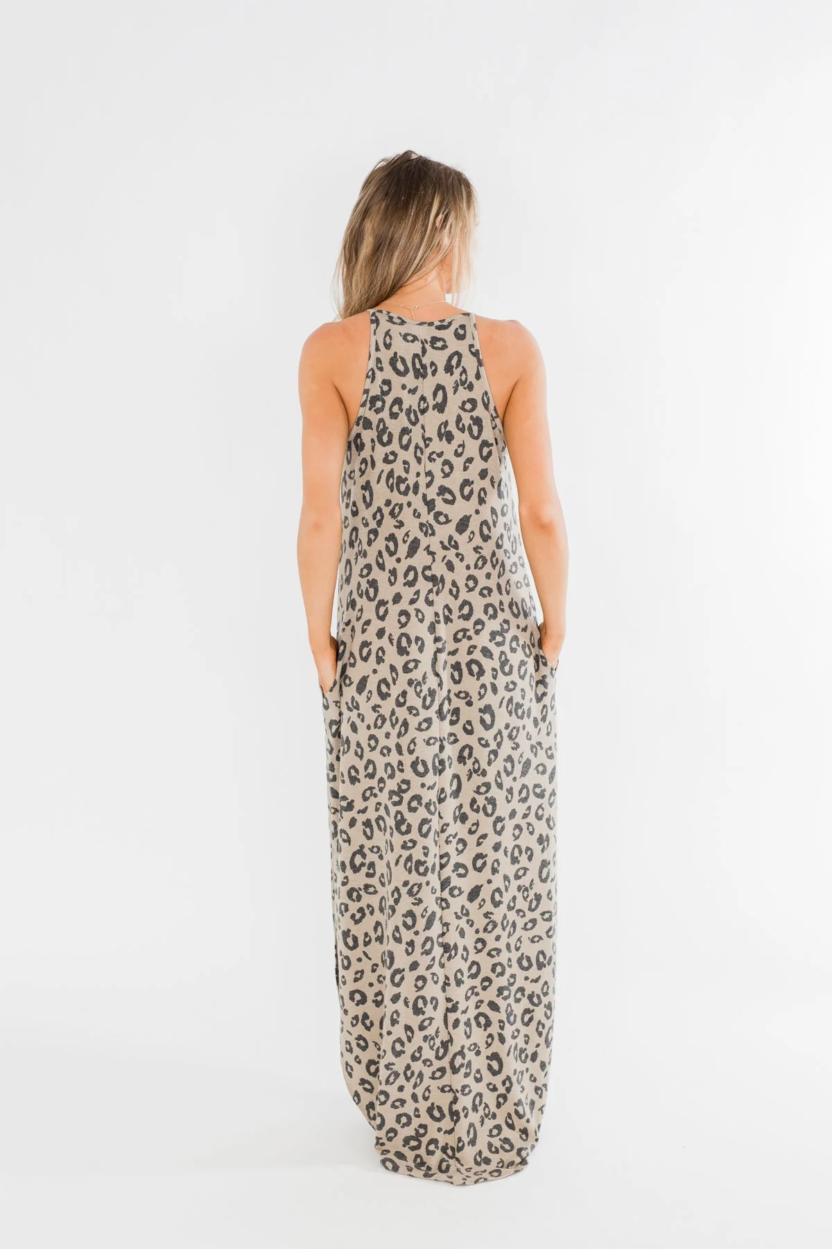 Forever Young Leopard Maxi Dress- Taupe - Image 13