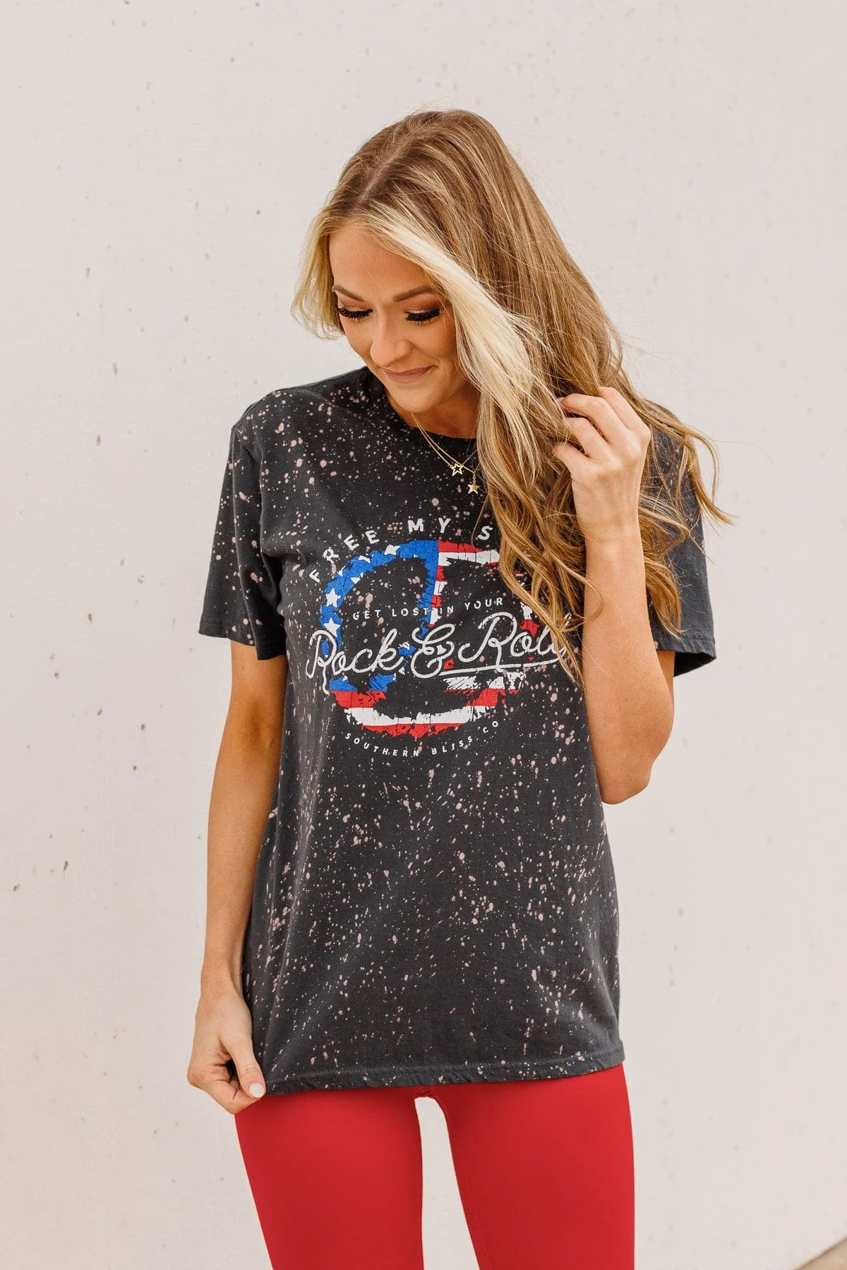 "Free My Soul" Graphic Tee- Black - Image 4