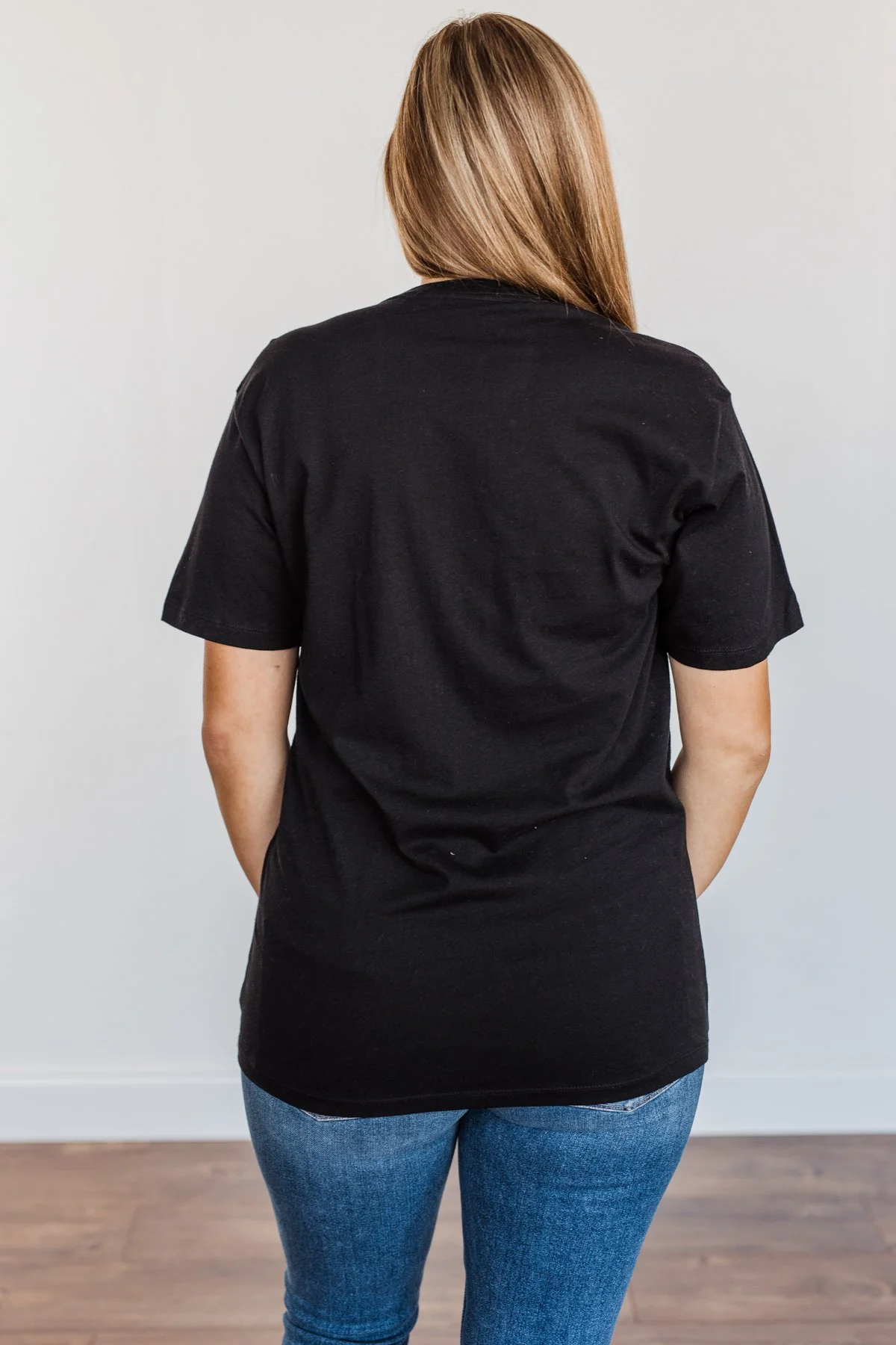 "Free Spirit, Wild At Heart" Graphic Tee- Black - Image 7