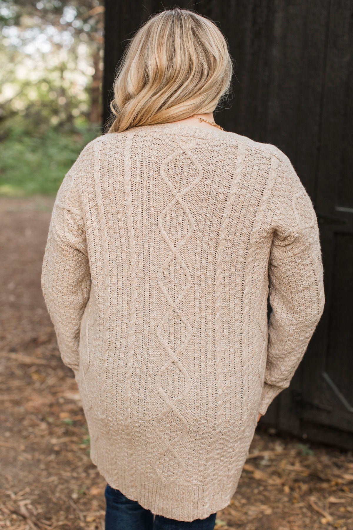 Fulfill Your Promise Knit Cardigan- Beige - Image 10