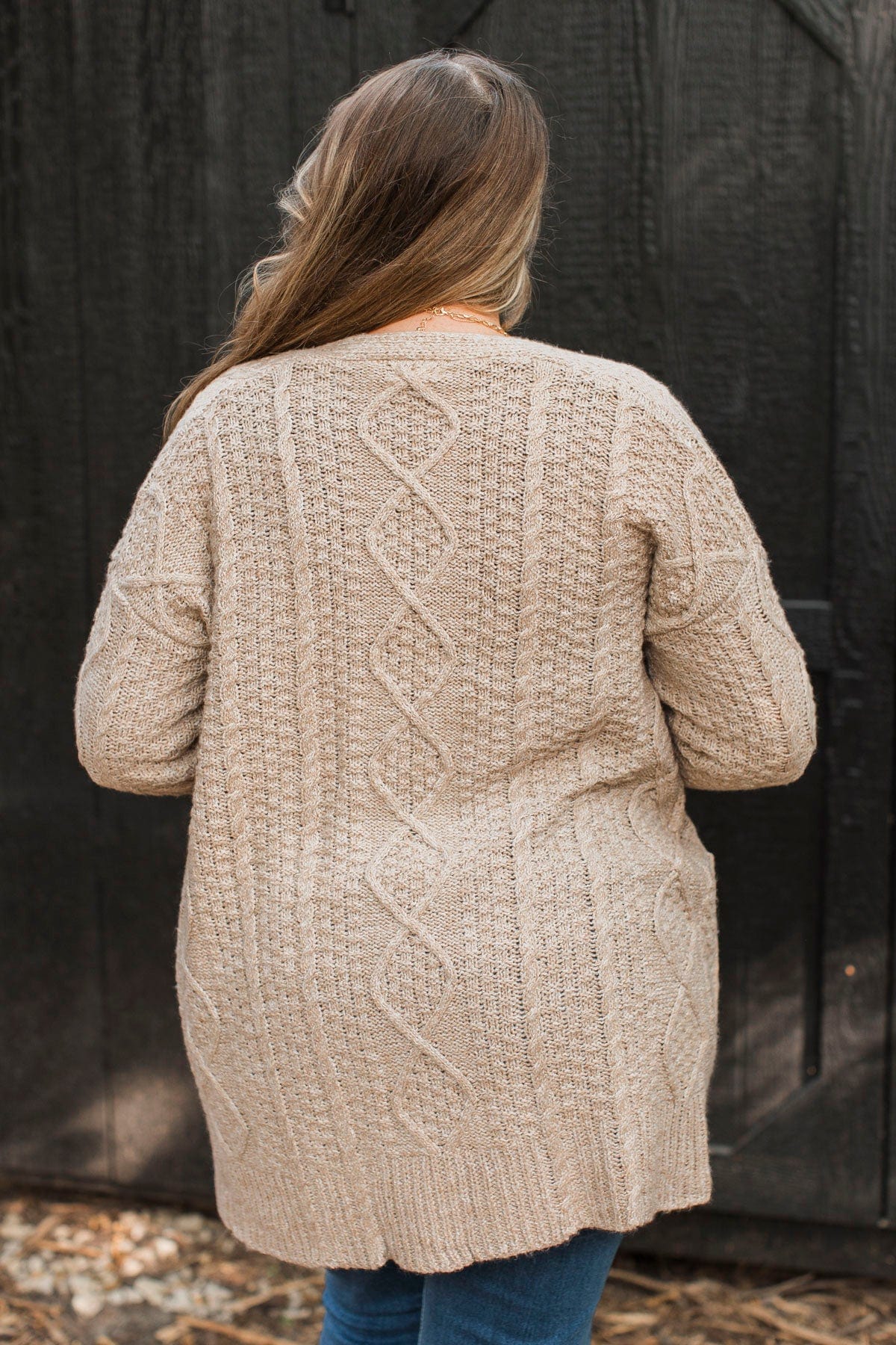 Fulfill Your Promise Knit Cardigan- Beige - Image 11