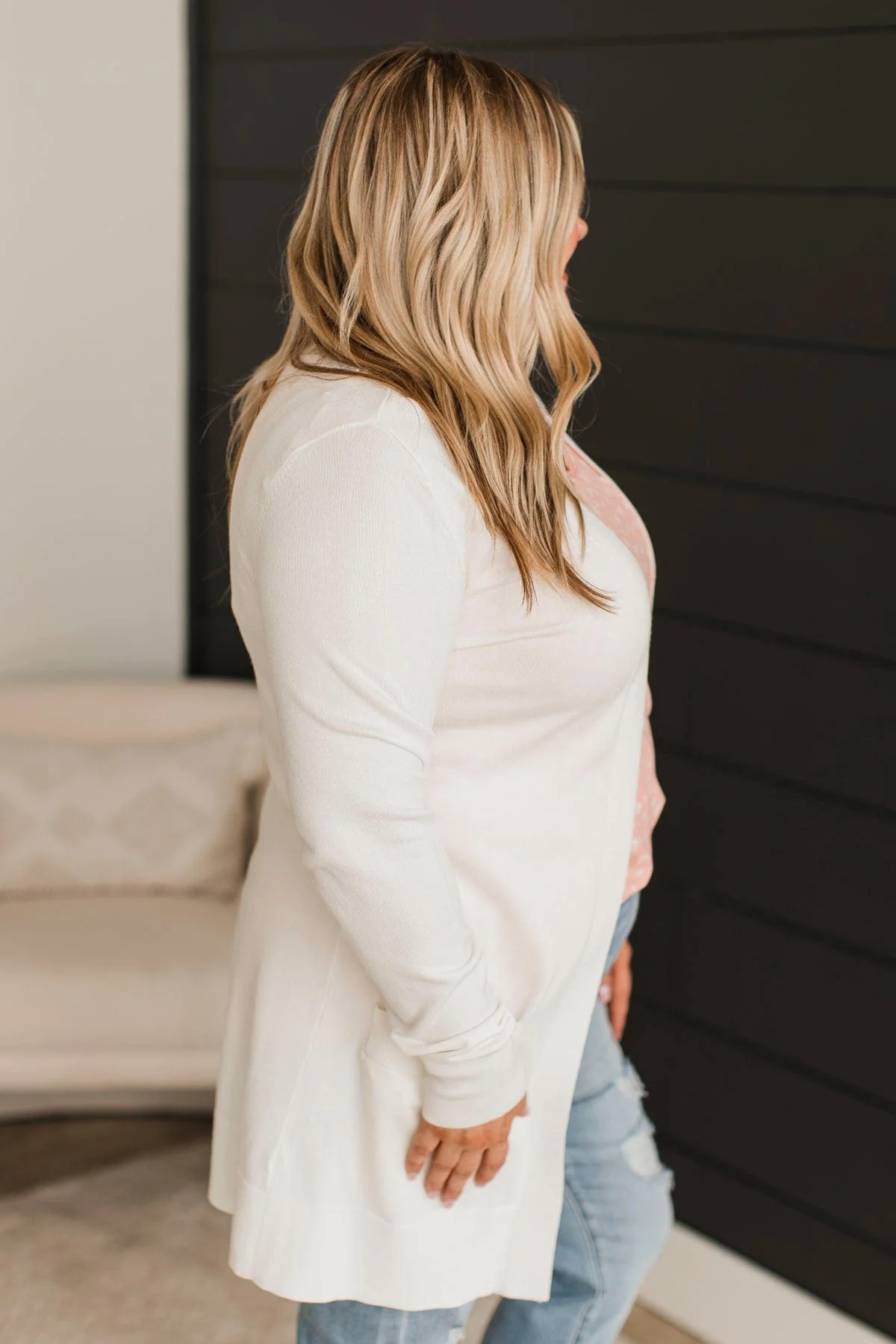 Full Of Laughter Knit Cardigan- Ivory - Image 6