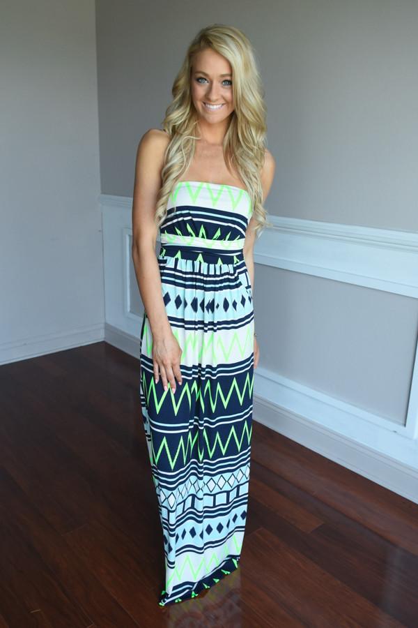 Garden Romance Dress ~ Lime