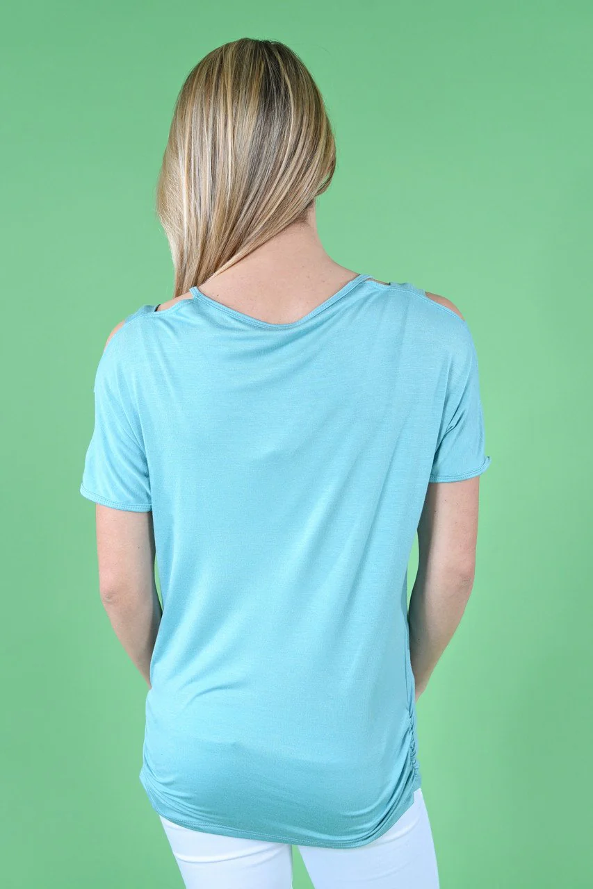 Give'm The Cold Shoulder ~ Light Blue - Image 6