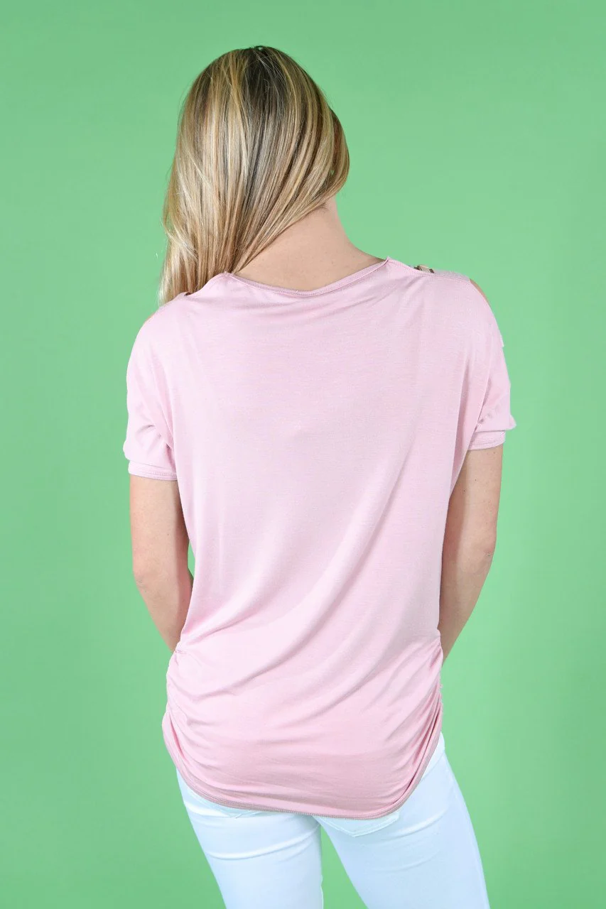 Give'm The Cold Shoulder ~ Light Pink - Image 6