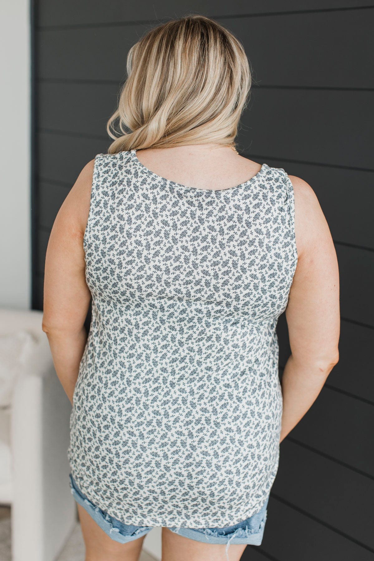 Glimmer Of Hope Floral Tank Top- Ivory - Image 8
