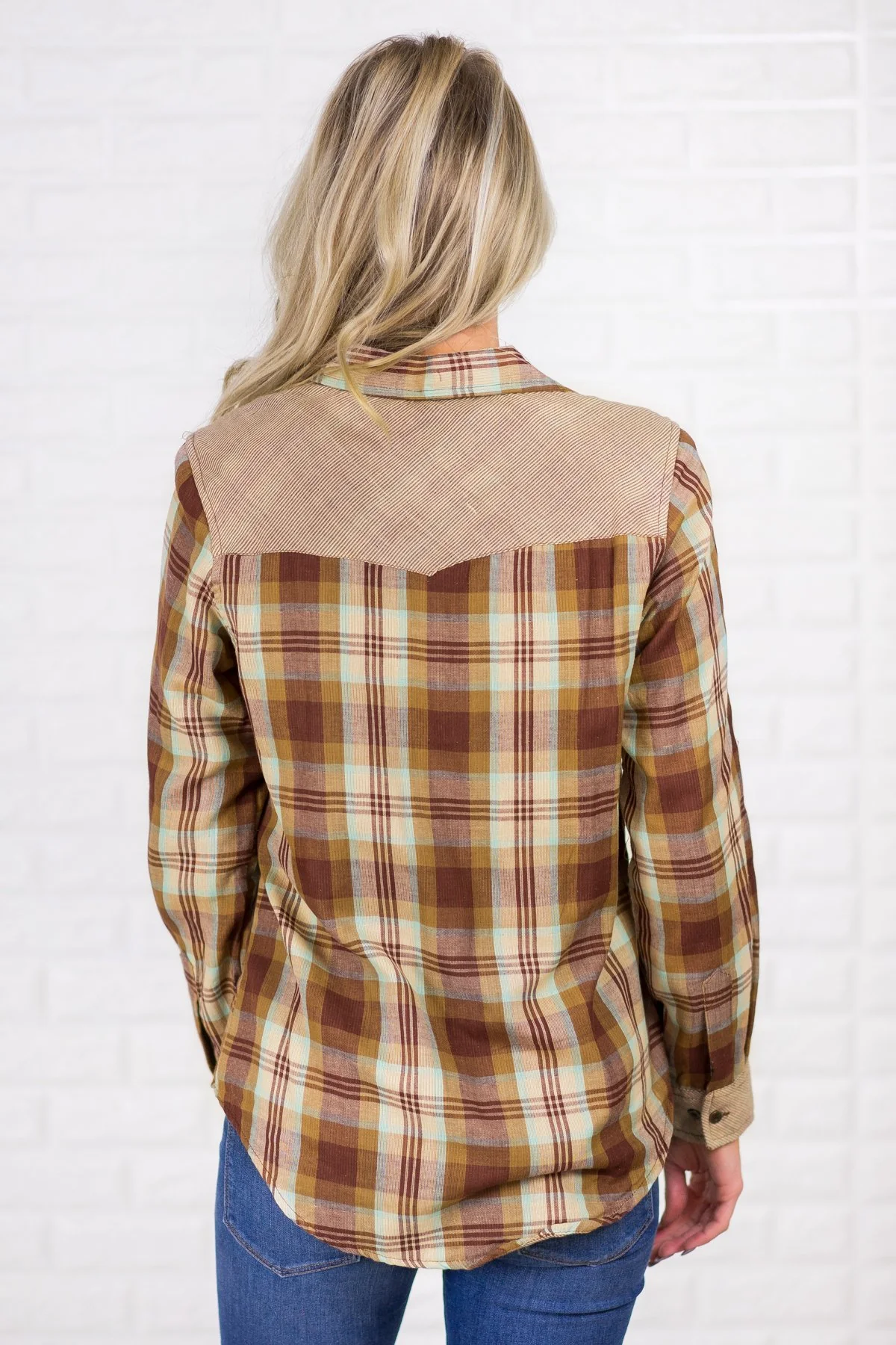 Go-To Plaid Button Up - Image 5