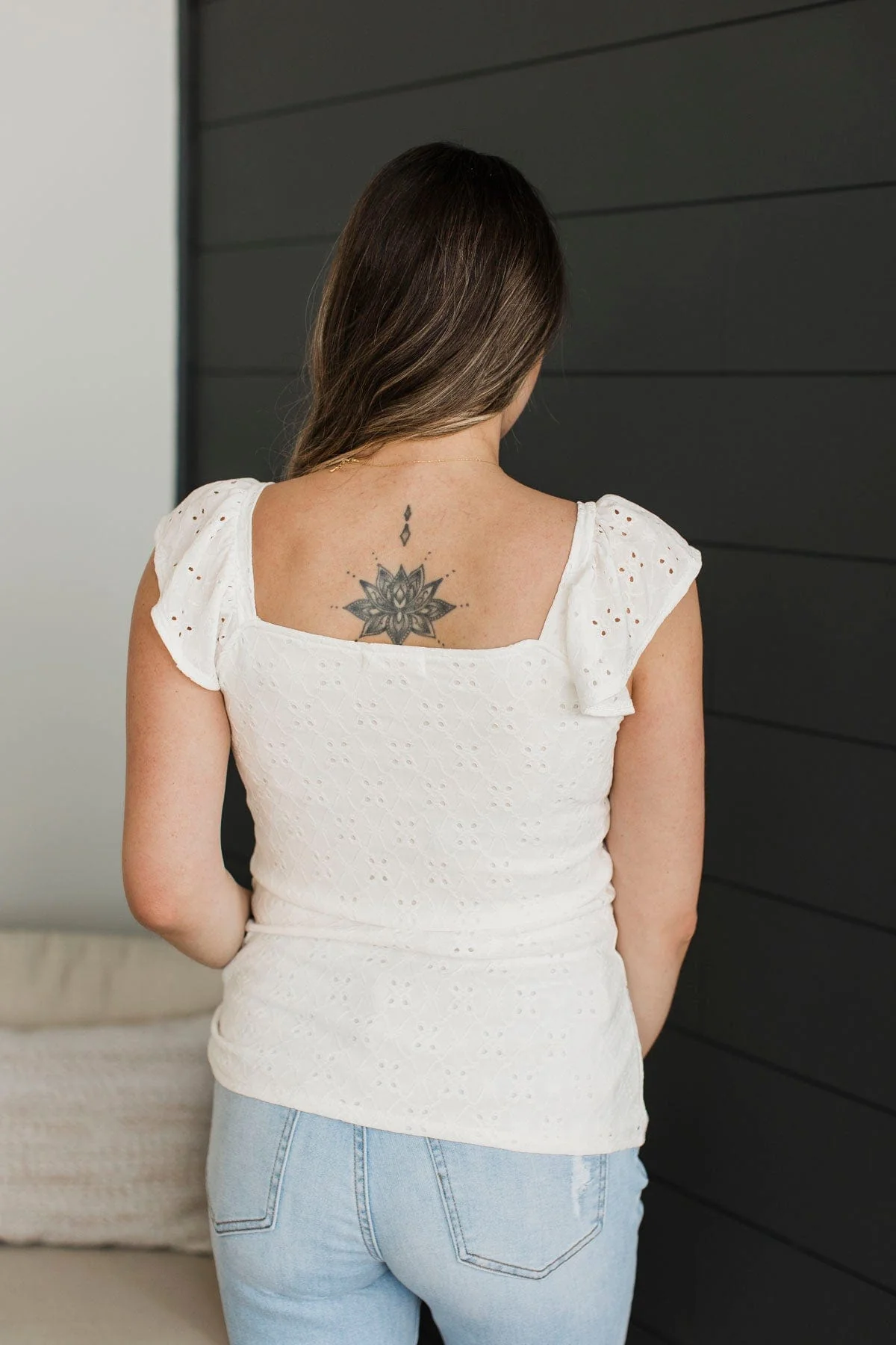 Go With Grace Tank Top- Ivory - Image 7