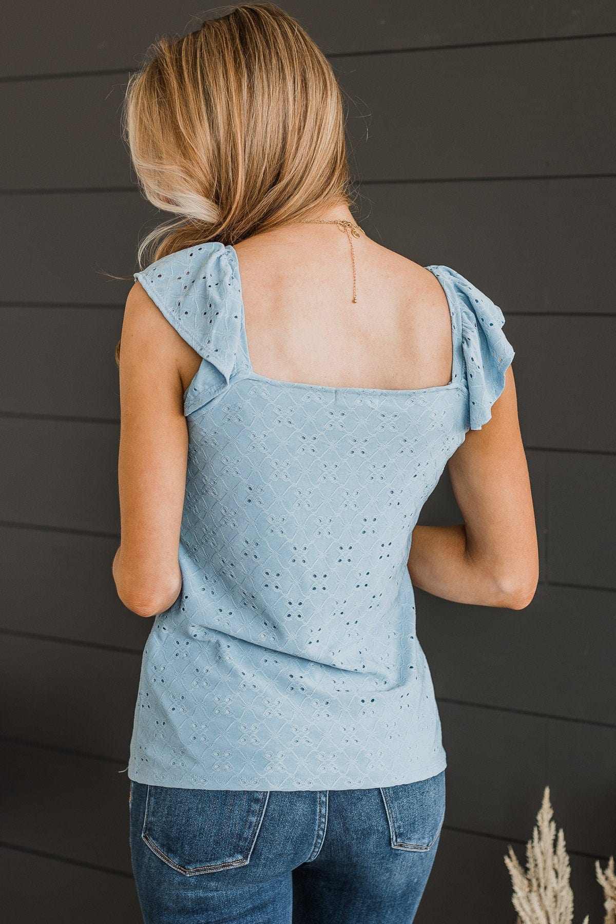 Go With Grace Tank Top- Light Blue - Image 8