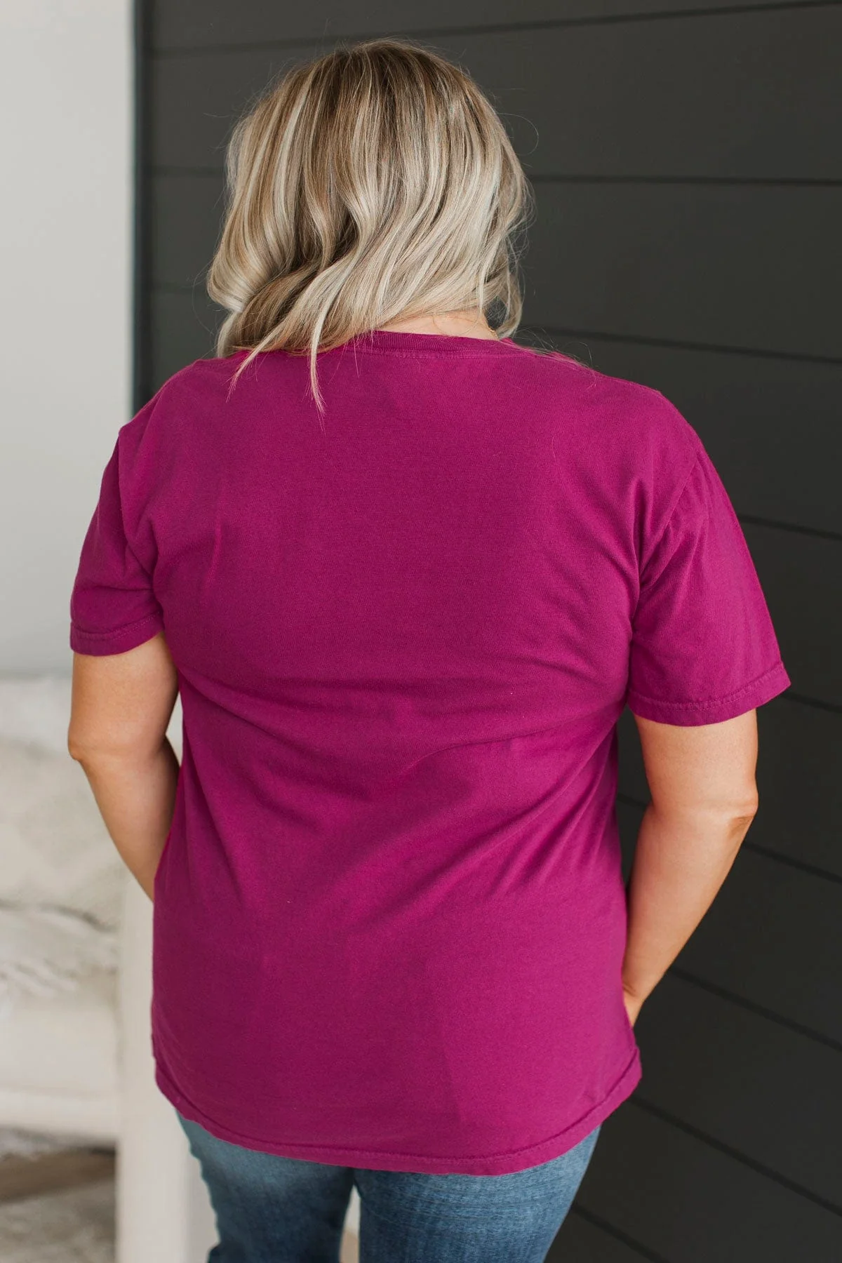 "Good Day" Graphic Tee- Magenta - Image 8