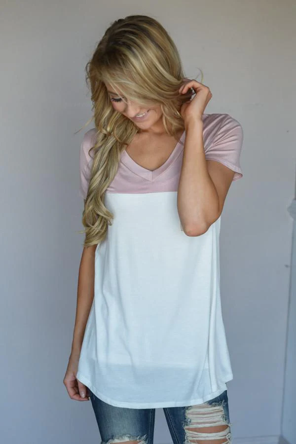 Got a Little Change in My Pocket Top ~ Light Pink - Image 4