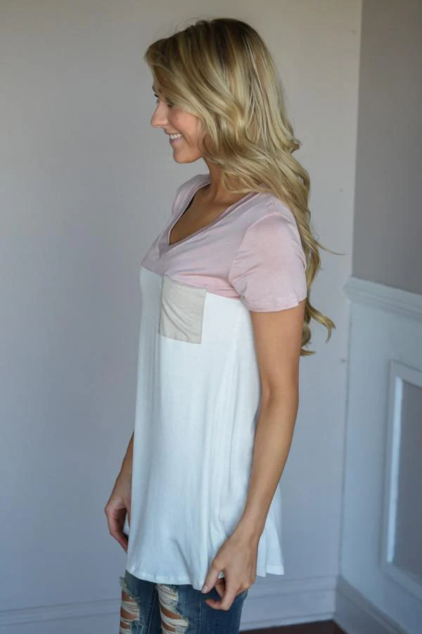 Got a Little Change in My Pocket Top ~ Light Pink - Image 5