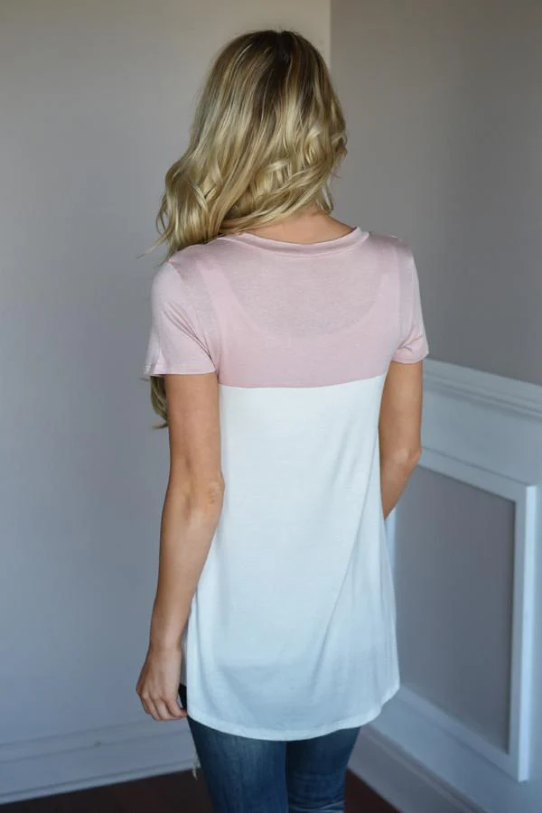 Got a Little Change in My Pocket Top ~ Light Pink - Image 6