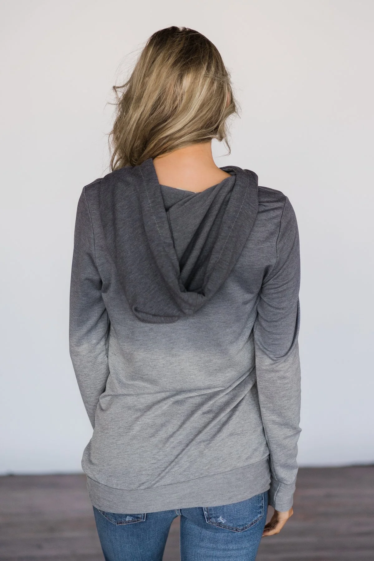 Grey Ombre Hoodie - Image 4