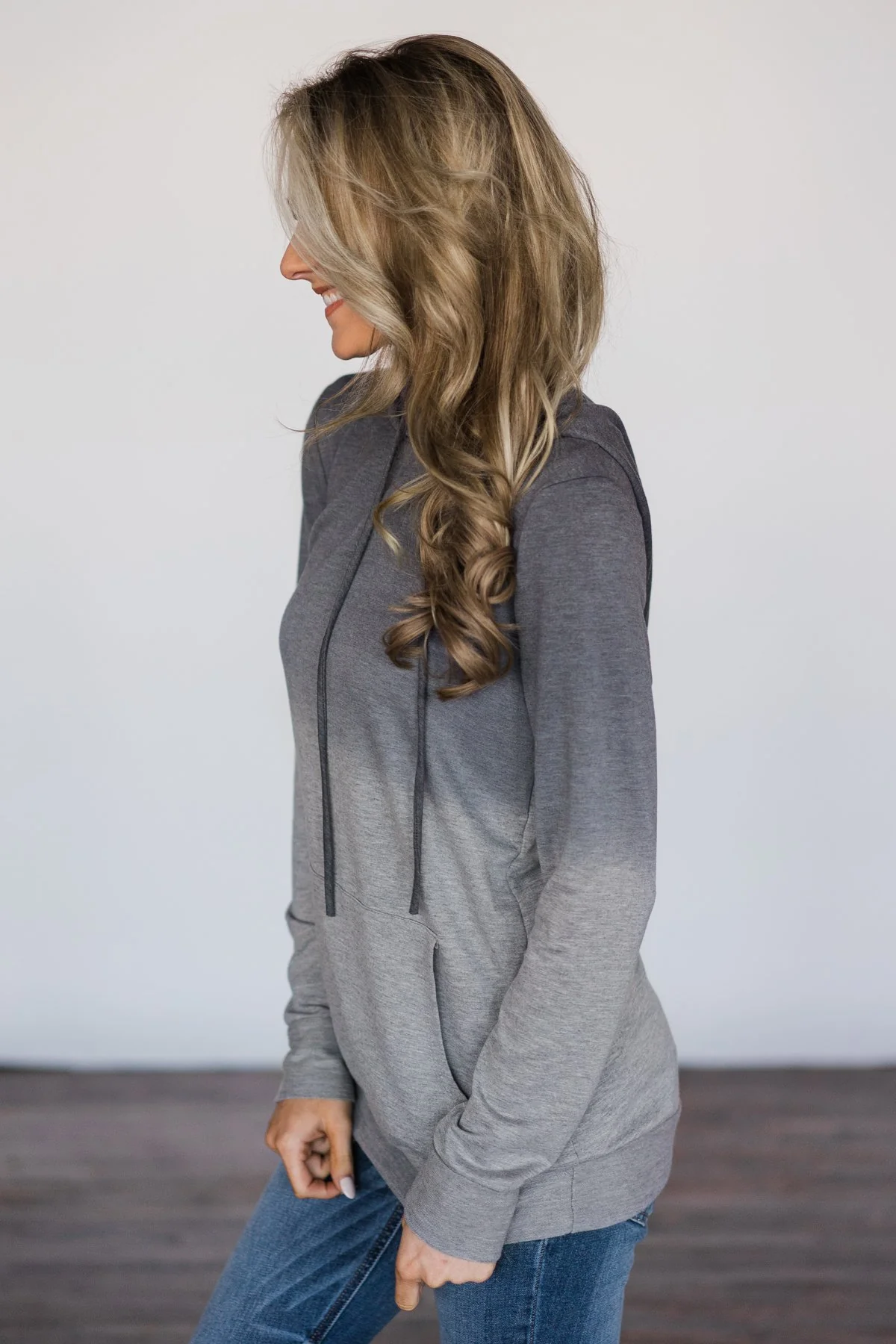 Grey Ombre Hoodie - Image 5