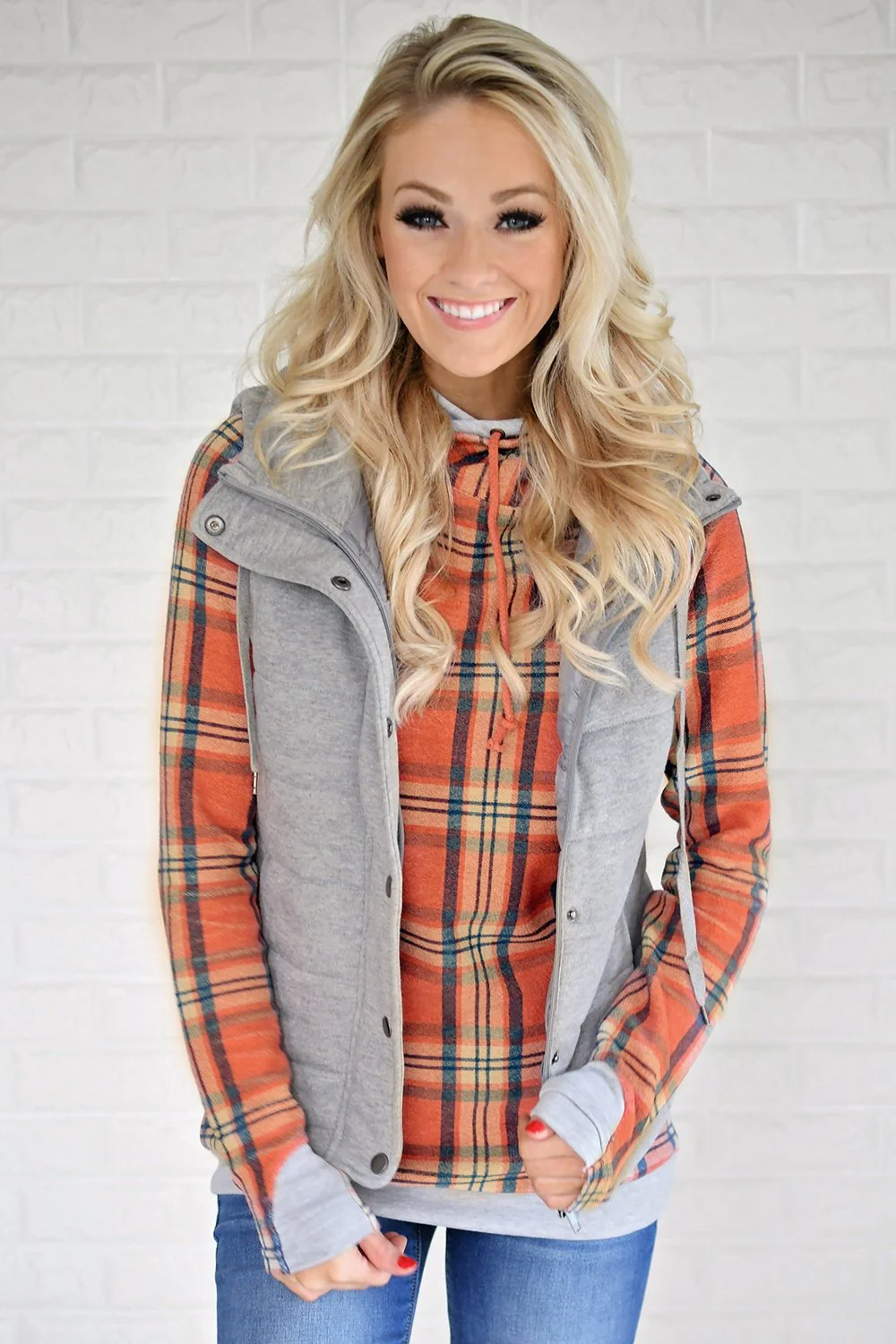 Grey Puffer Vest - Image 4