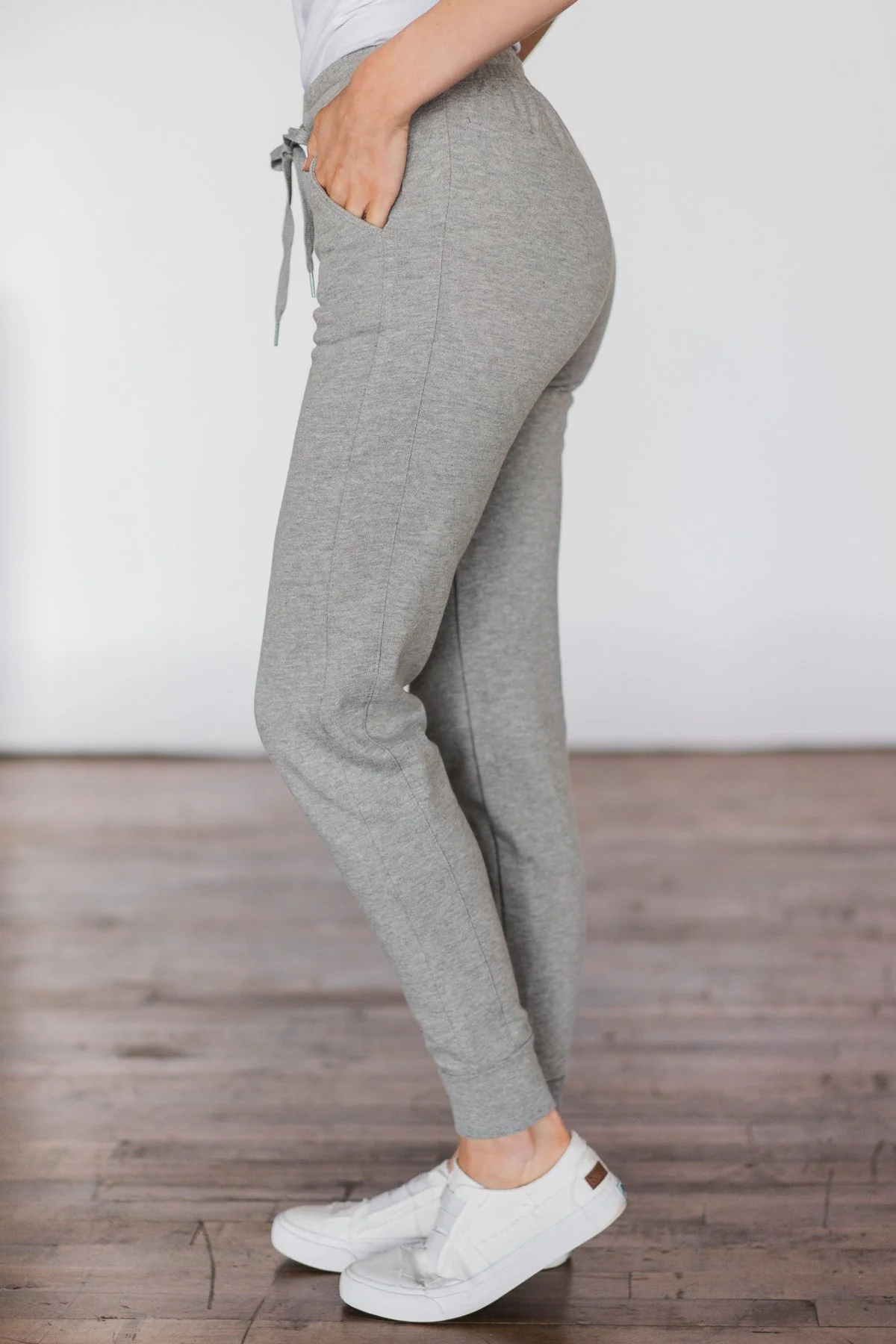 Grey Slim-Fit Joggers - Image 5