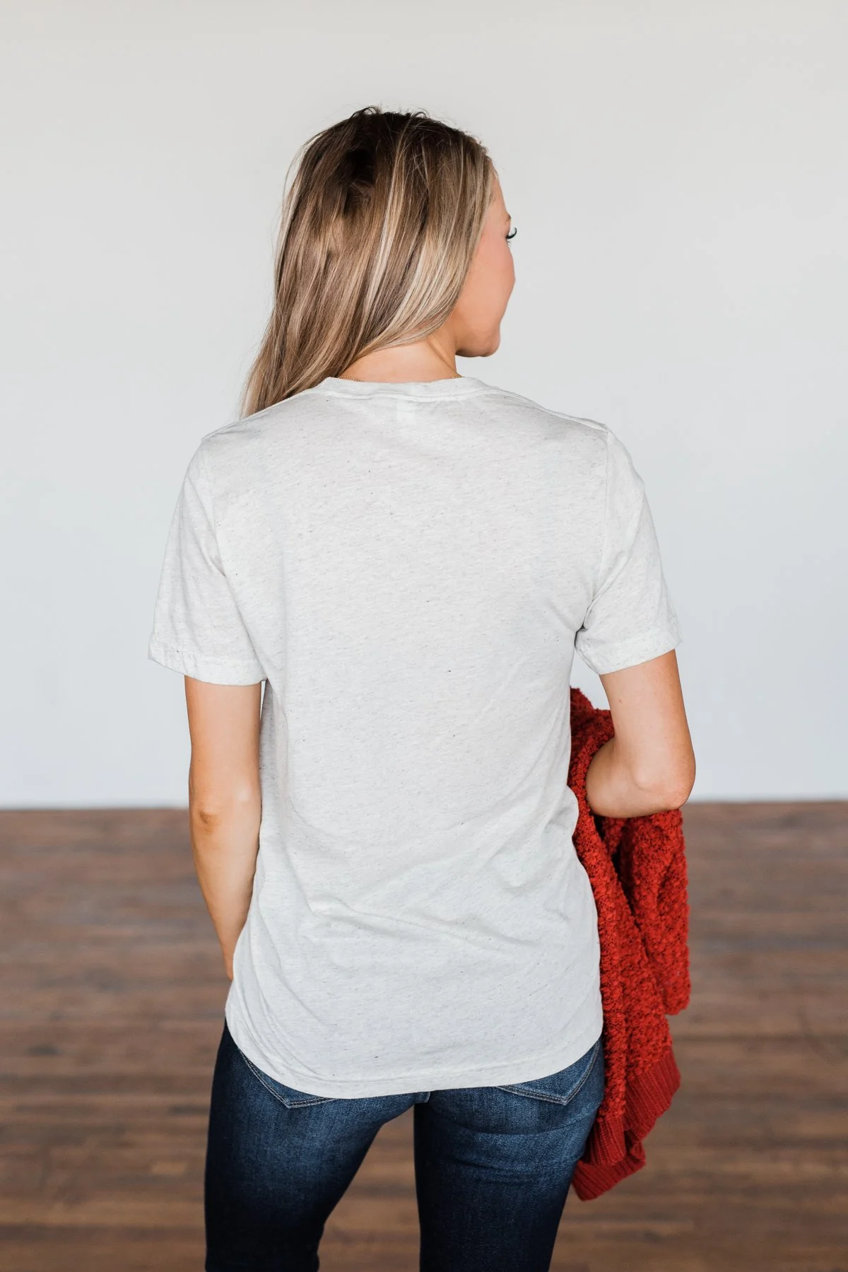 Groovy "Mama" Graphic Tee- Light Heathered Oatmeal - Image 8