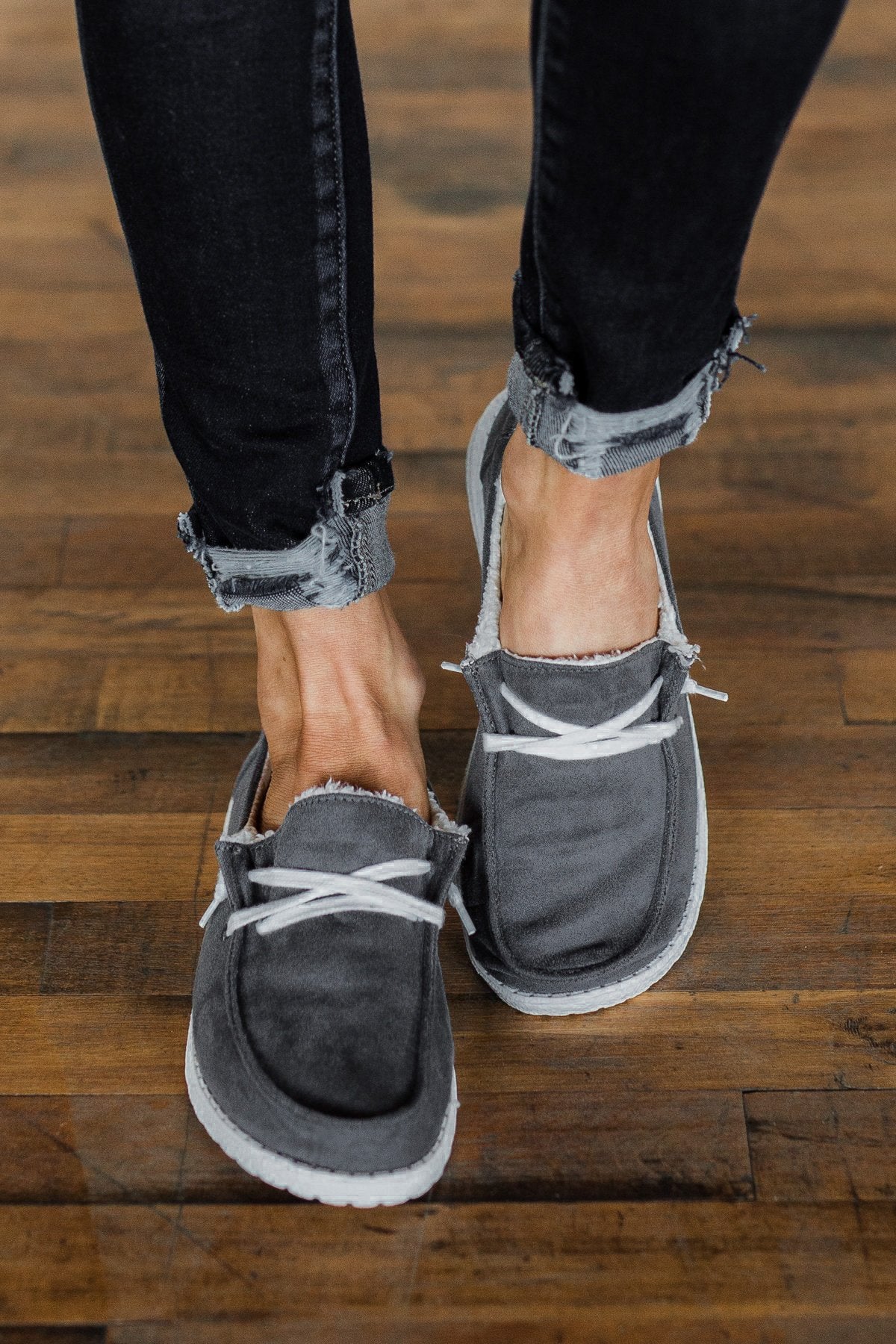 Gypsy Jazz Harley Sneakers- Grey - Image 4