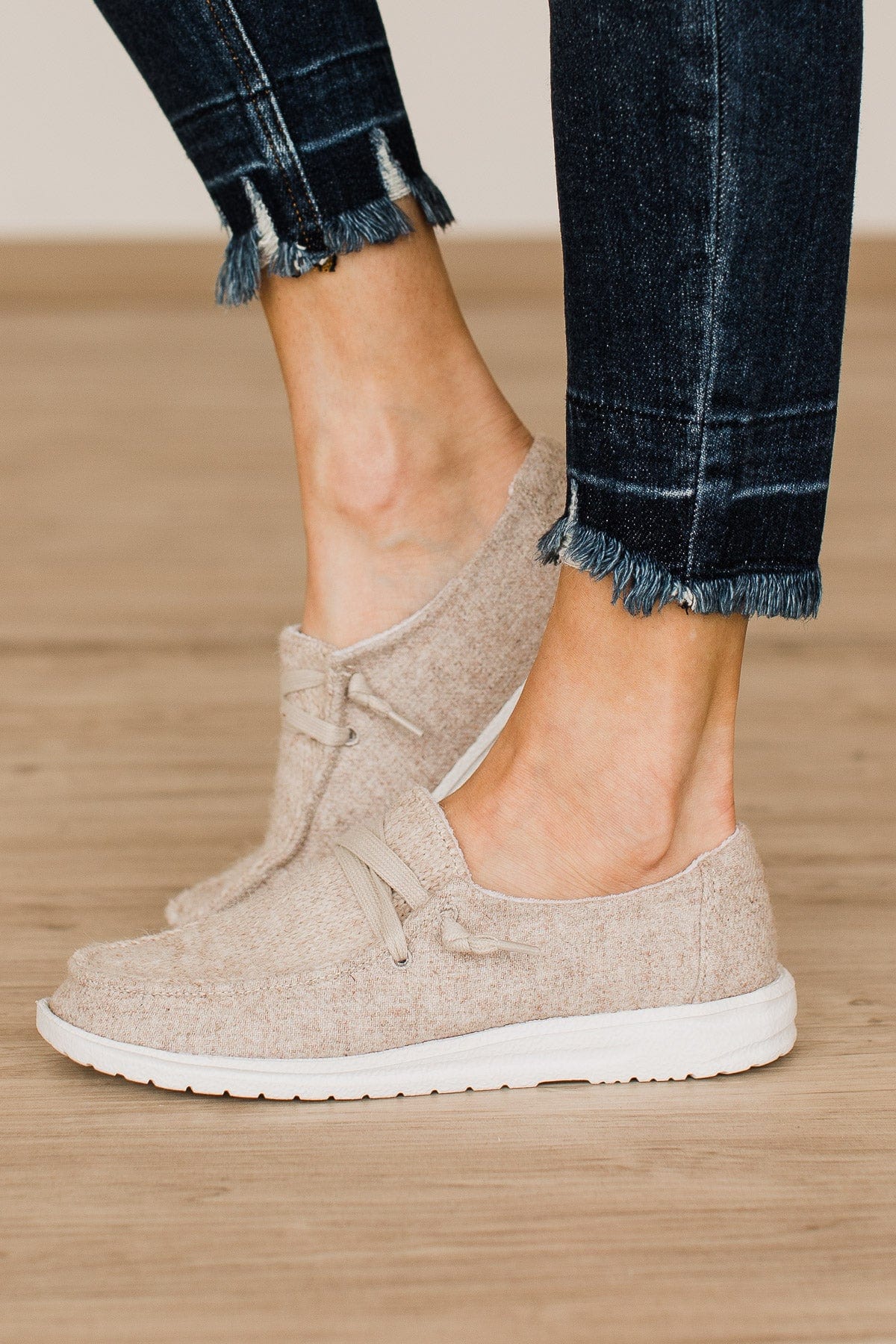 Gypsy Jazz Janice Sneakers- Beige - Image 2