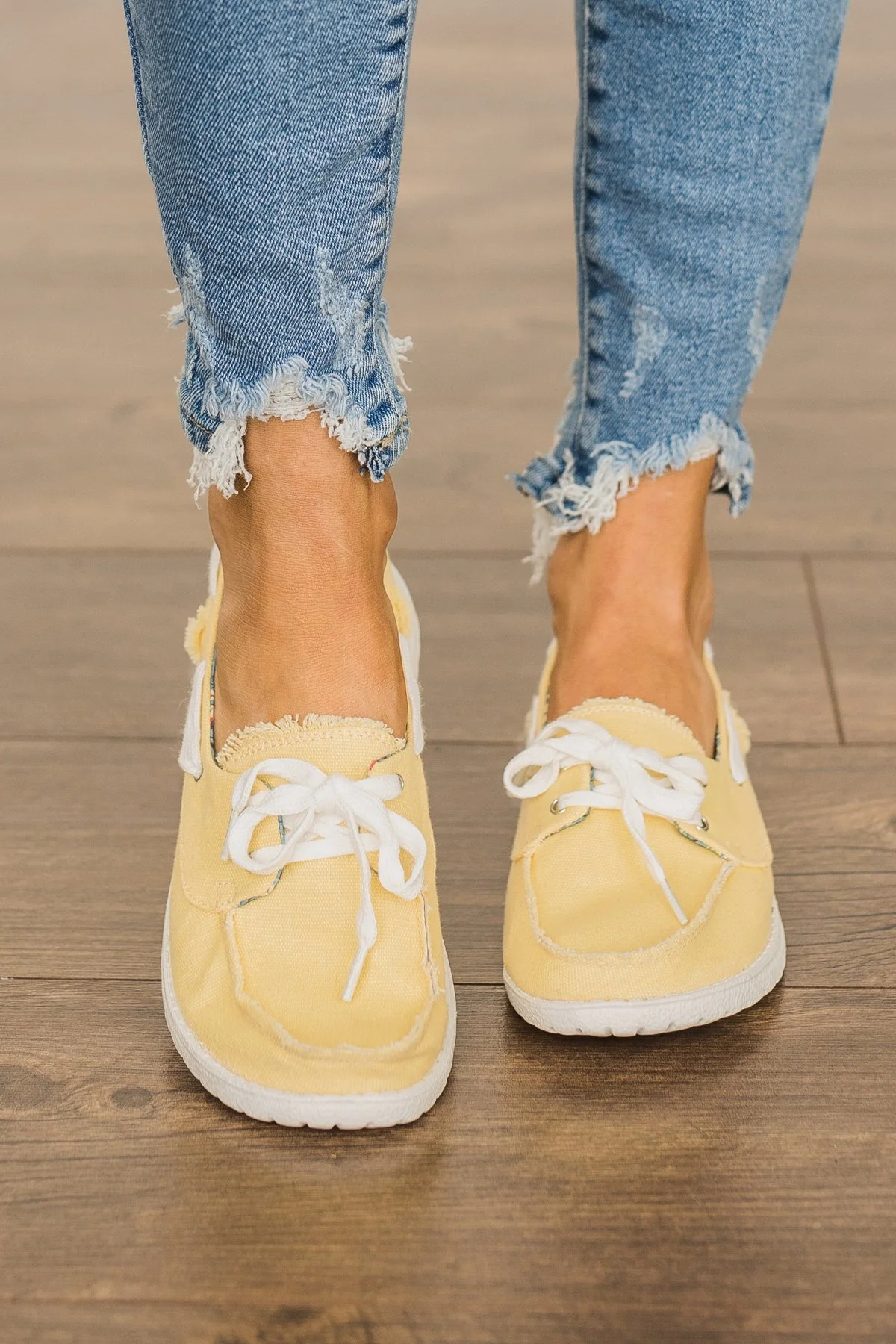 Gypsy Jazz Sail Away Sneakers- Yellow - Image 4