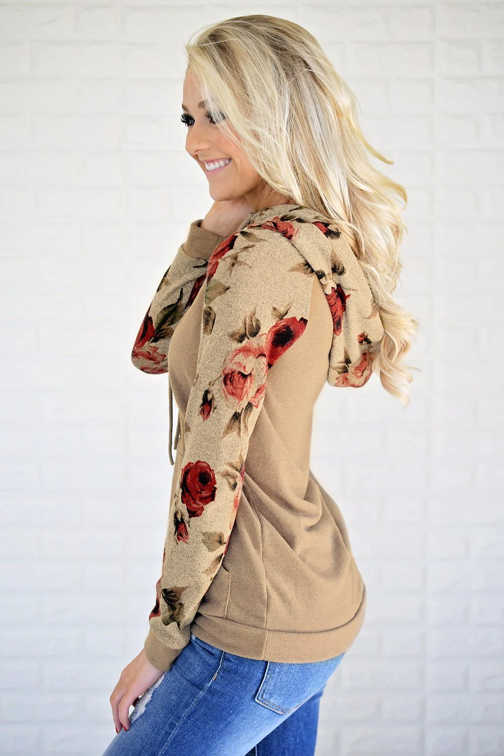 Happy Together Floral  Hoodie - Image 3
