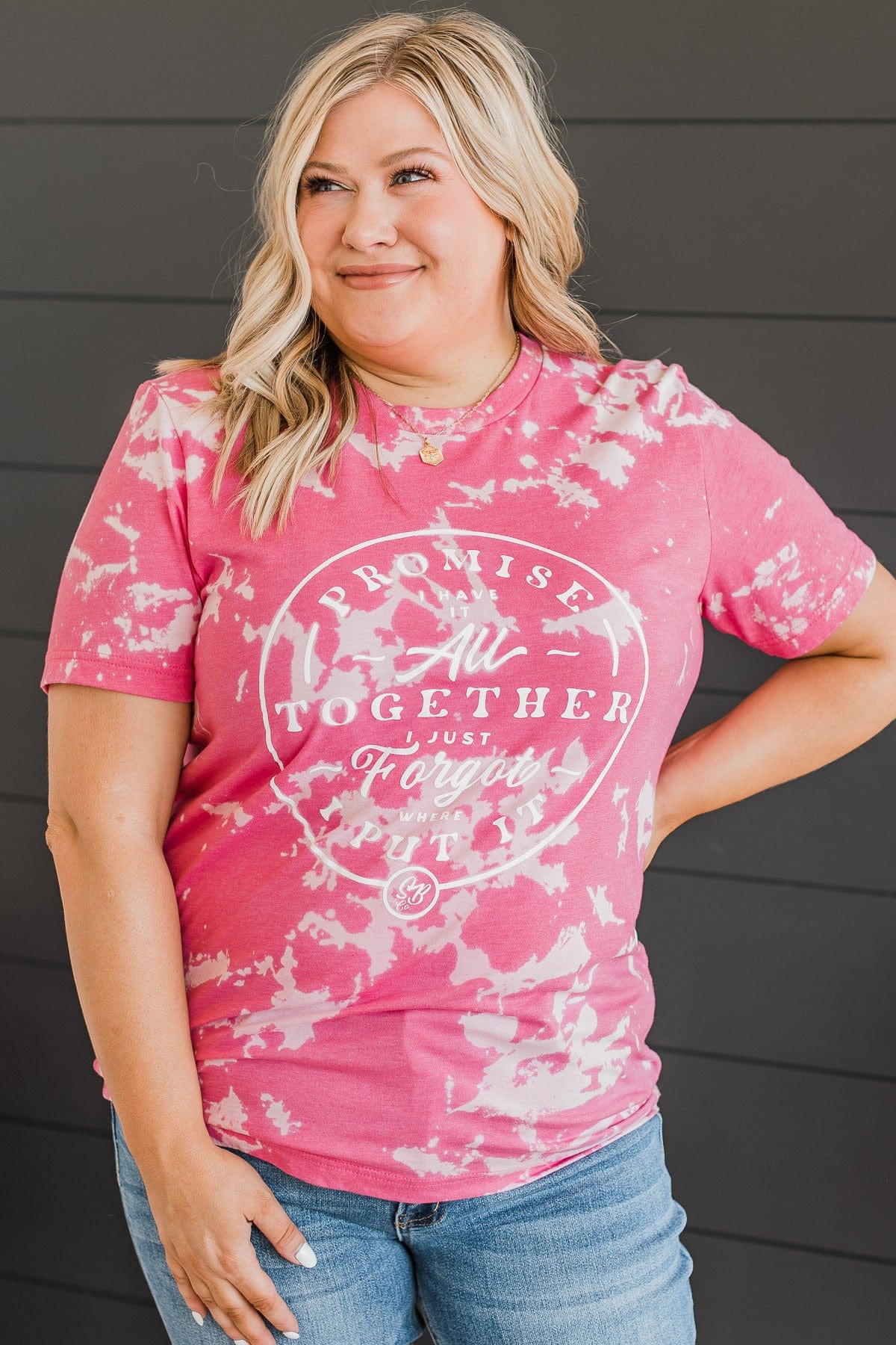 "Have It All Together" Graphic Tee- Pink