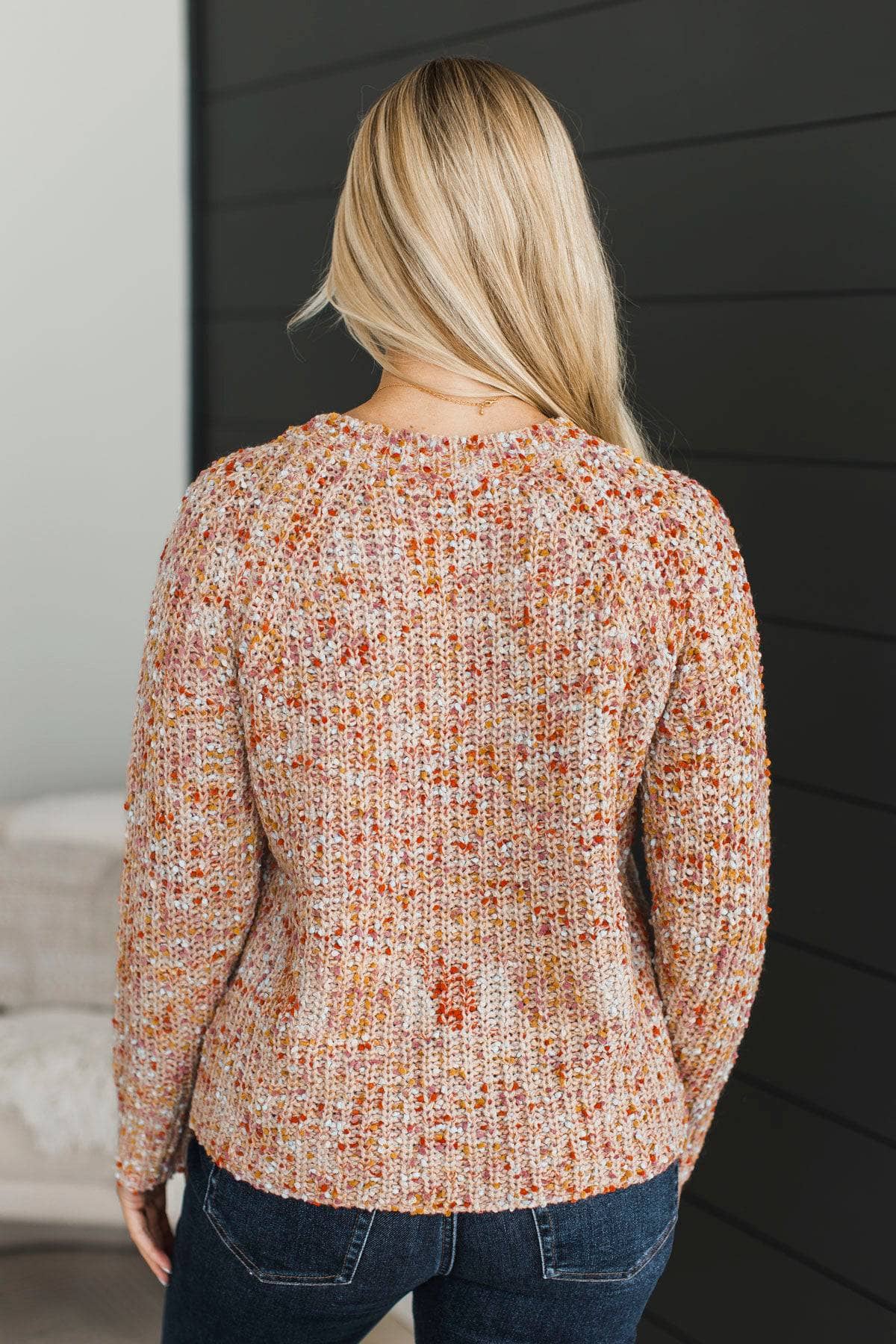 Have Patience Popcorn Knit Sweater- Multi-Color - Image 7