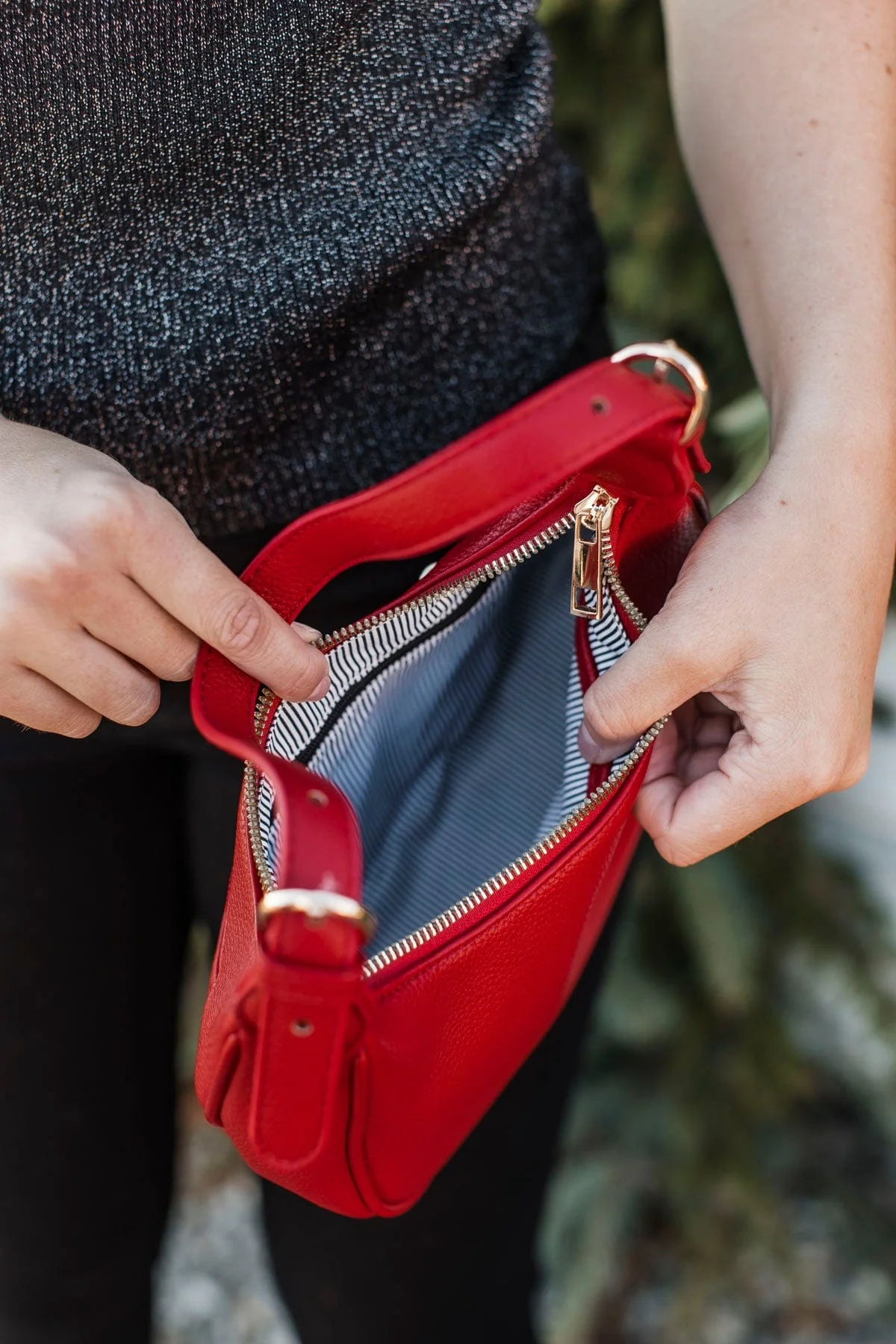 Having The Best Time Shoulder Bag- Red - Image 5