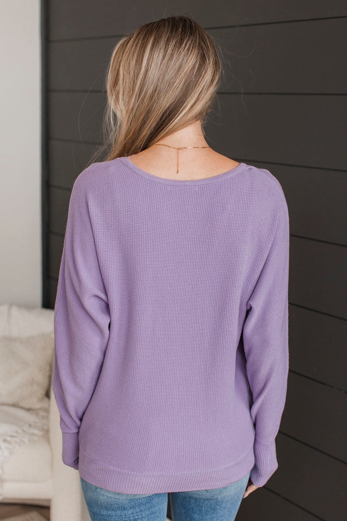 Hearts Beat Together Knit Sweater- Lavender - Image 7
