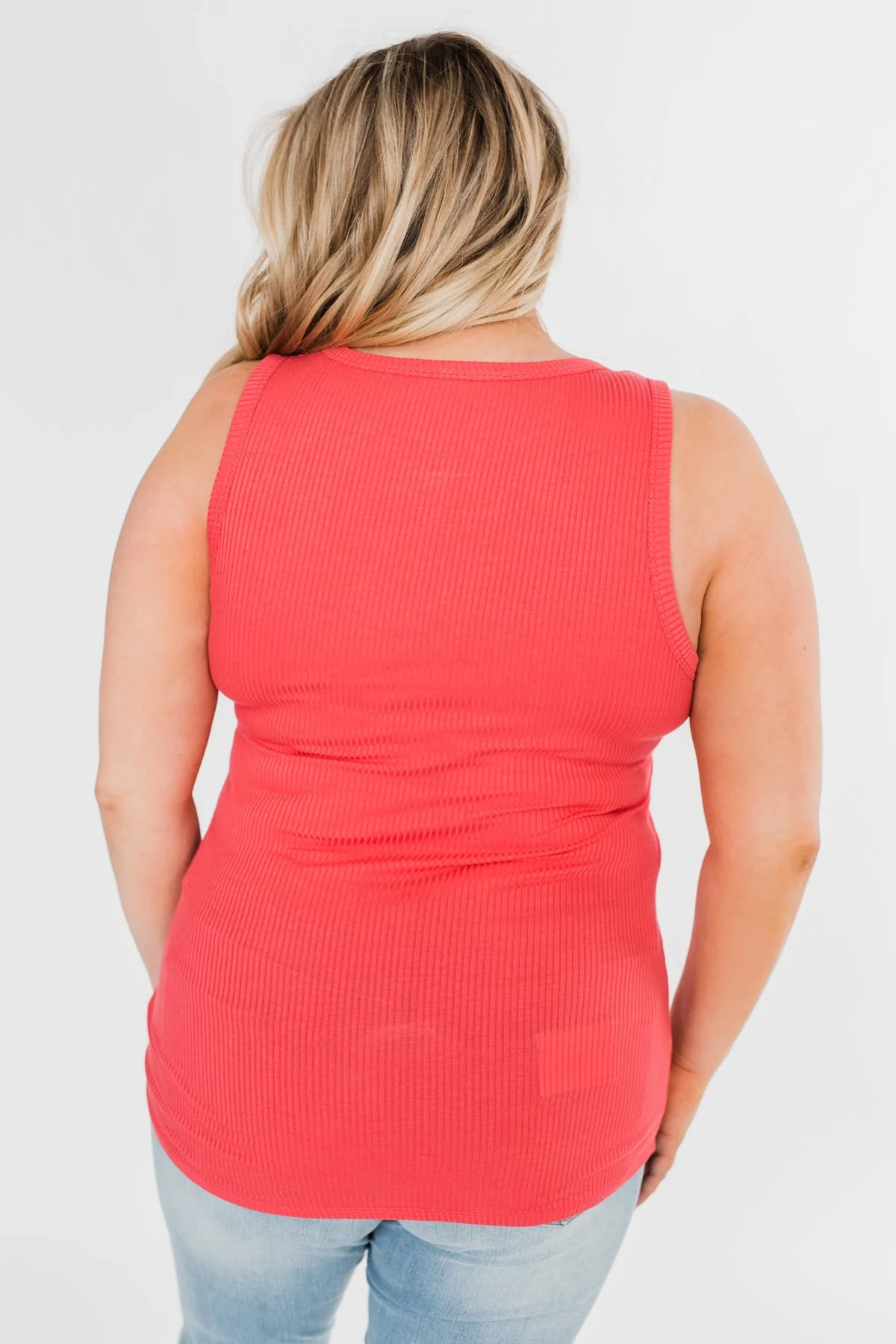 Hello Gorgeous Sequin Pocket Top- Dark Coral - Image 8